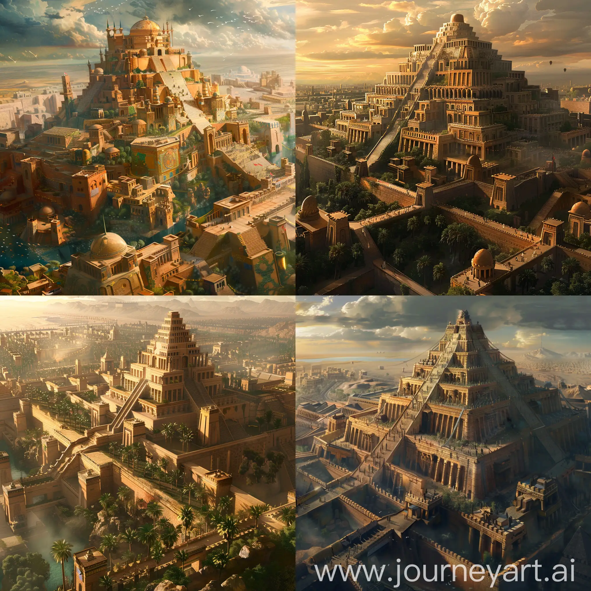 Ancient-Babylon-Cityscape-with-Towering-Structures