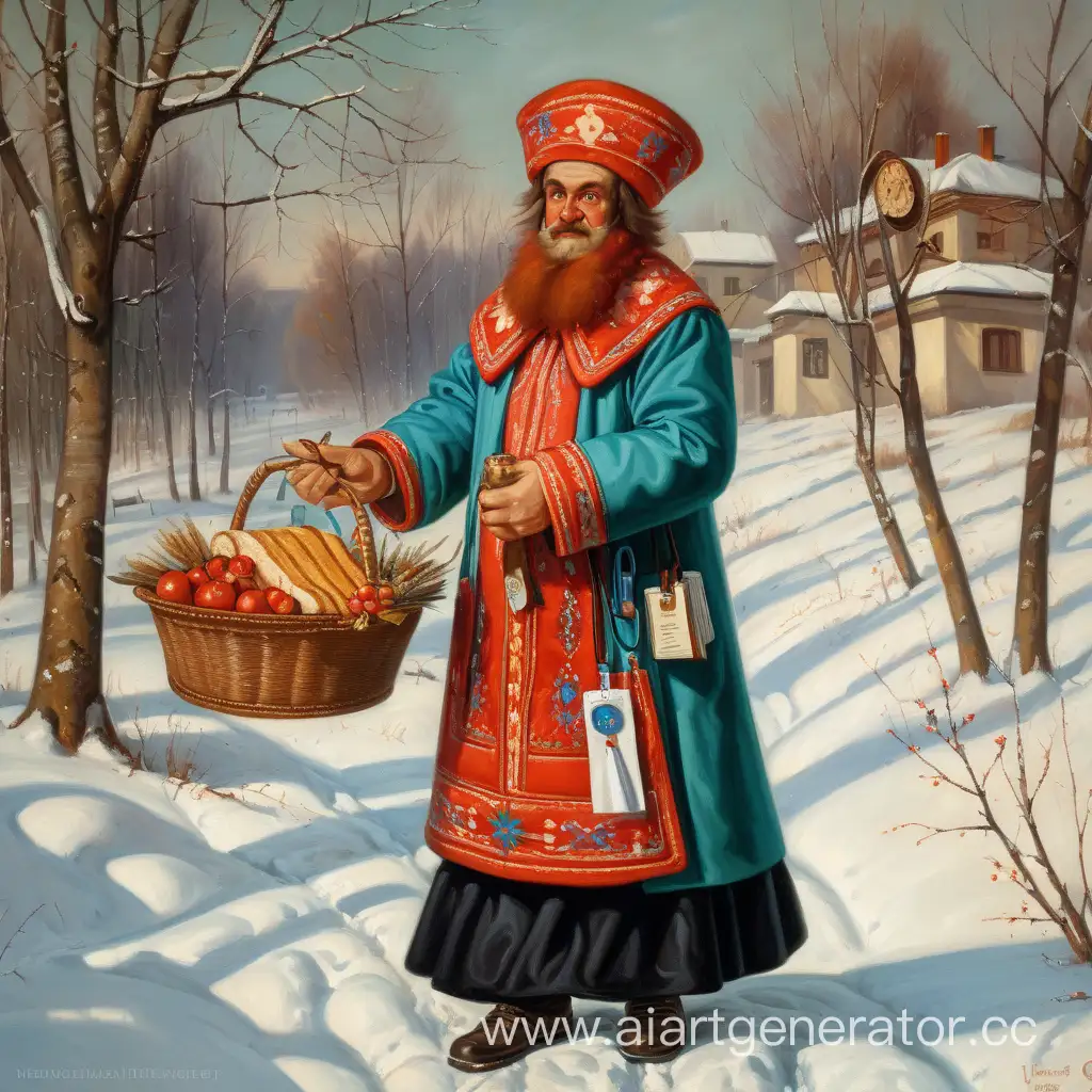 Doctor-Celebrating-Maslenitsa-Festival