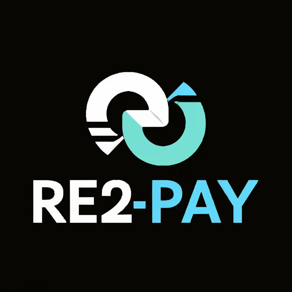 a logo design,with the text "Re2pay", main symbol:paymenT,Moderate,clear background