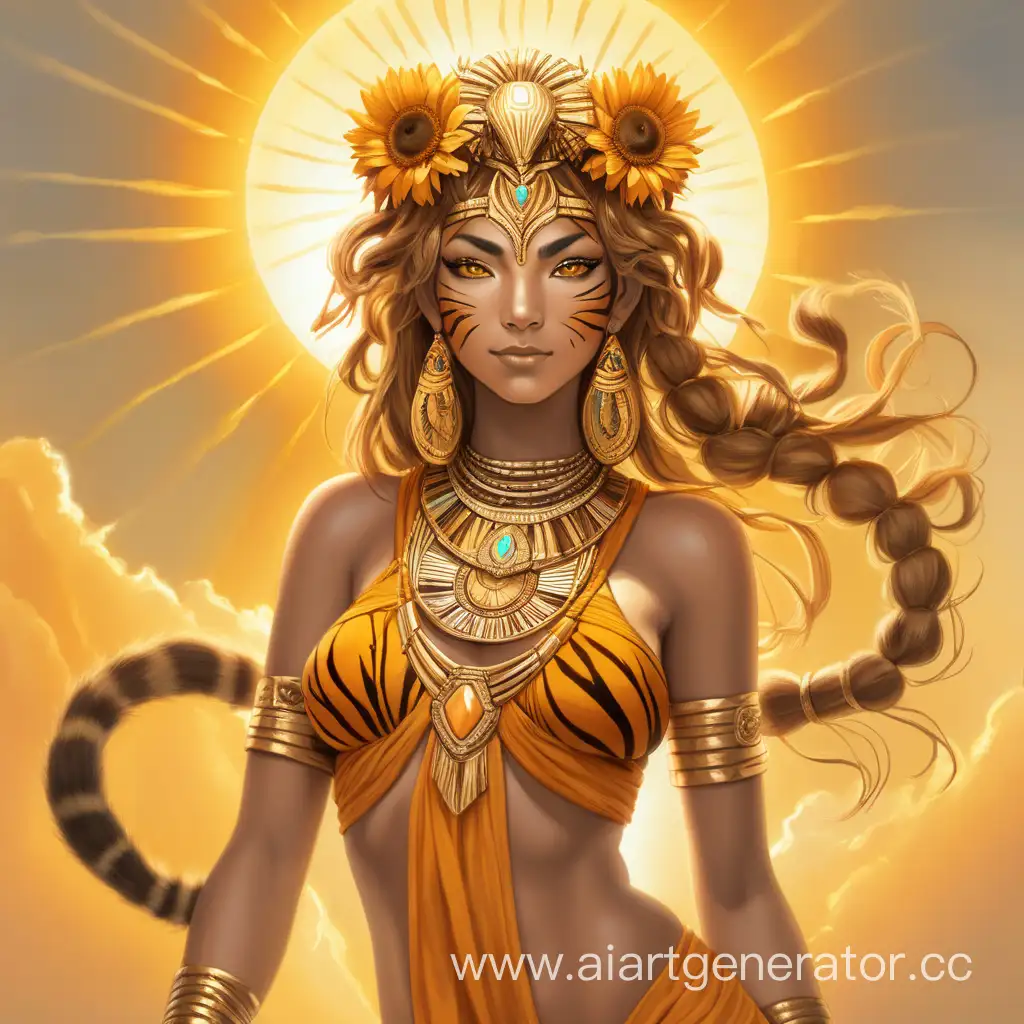 Radiant-Tigress-Goddess-Basking-in-Solar-Glory