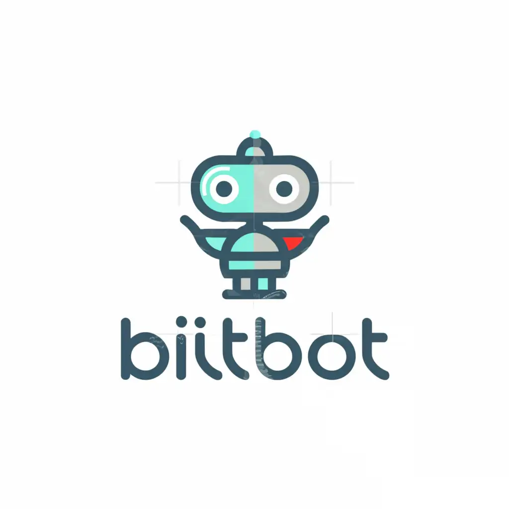 a logo design,with the text 'BitBot', main symbol:bot,Moderate, be used in Finance industry, clear background