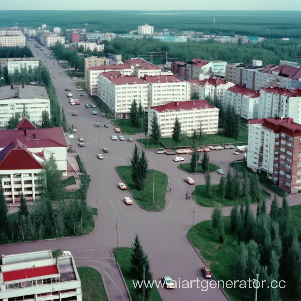 Город Григорьевск 1993 год и много людей
