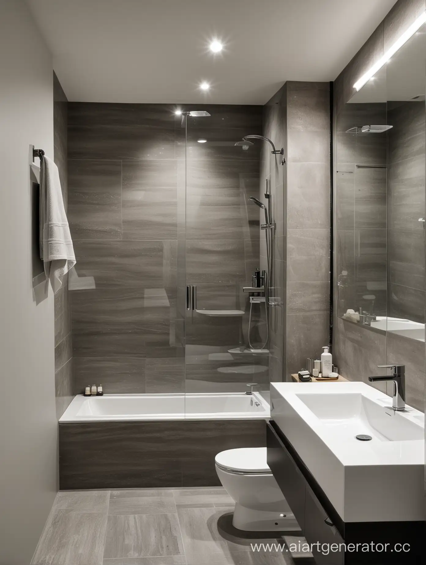 Modern-Renovated-Bathroom-in-Urban-Apartment