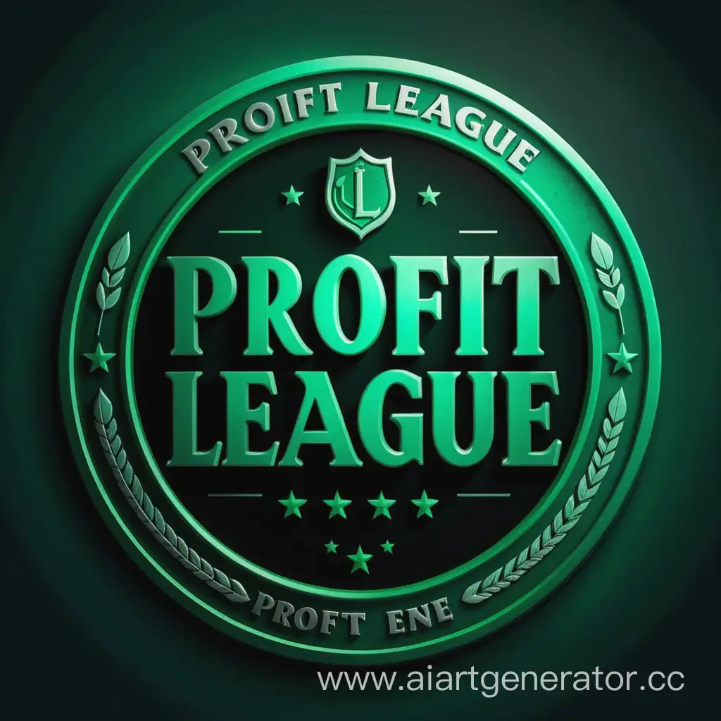 Green-Toned-Profit-League-Inscription