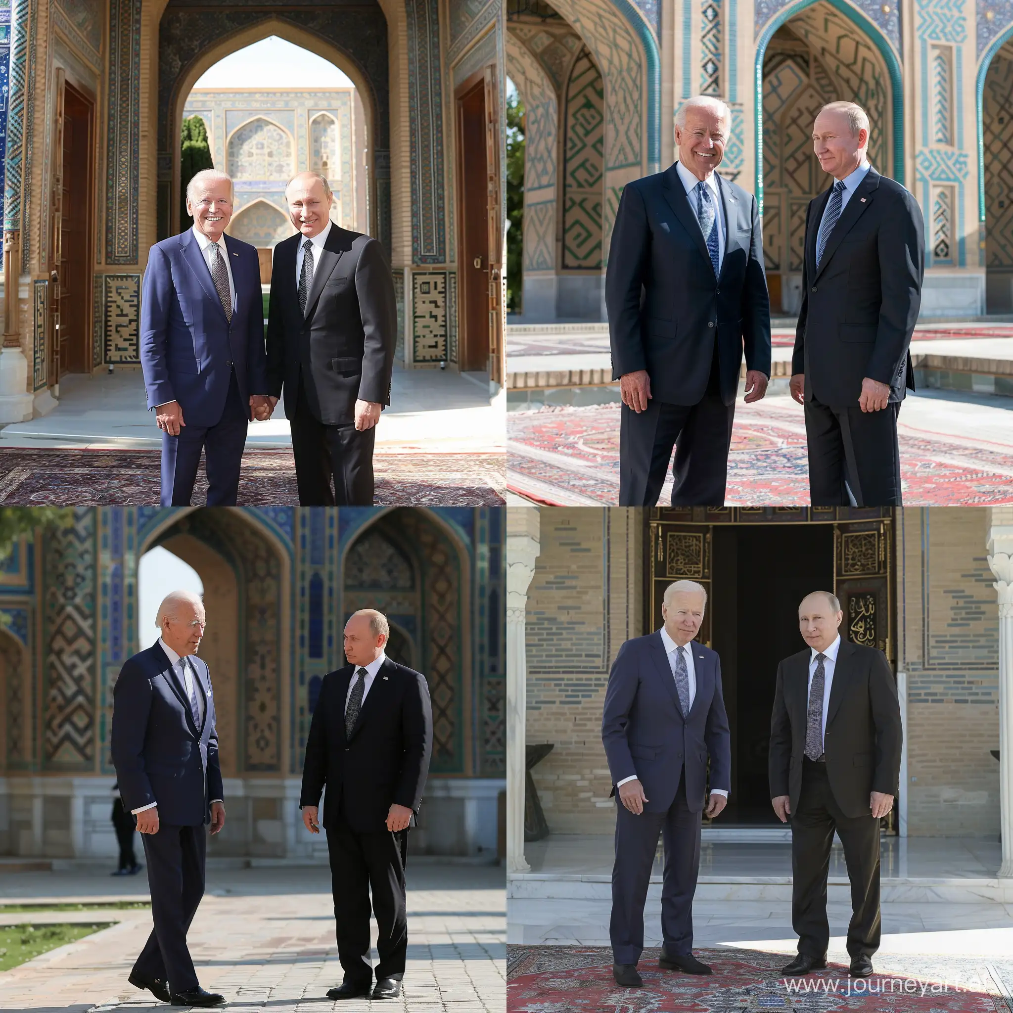 President Joe Biden meets with President Vladimir Putin in Samarkand.
