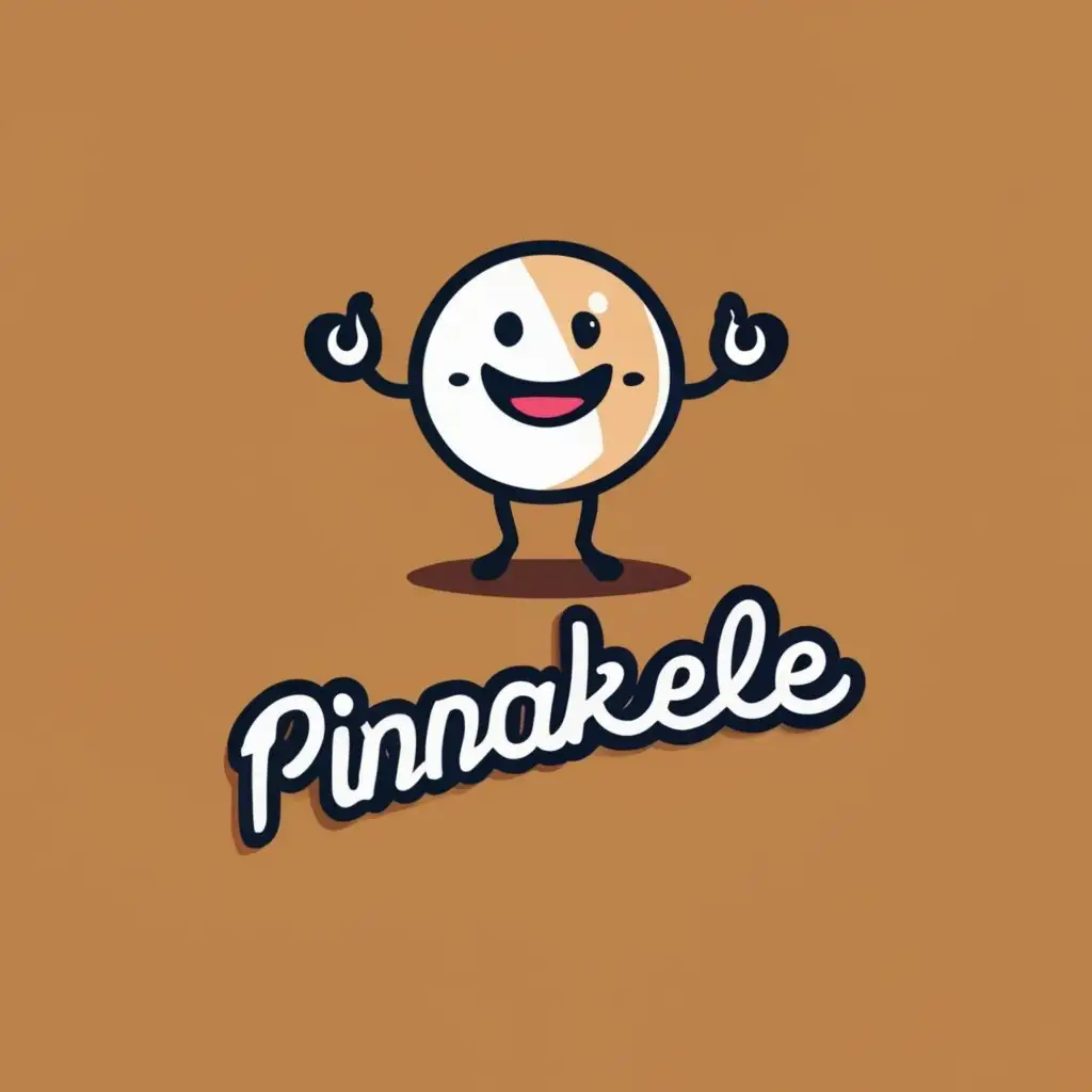 logo, happy, with the text "pinnakele", typography, be used in Retail industry