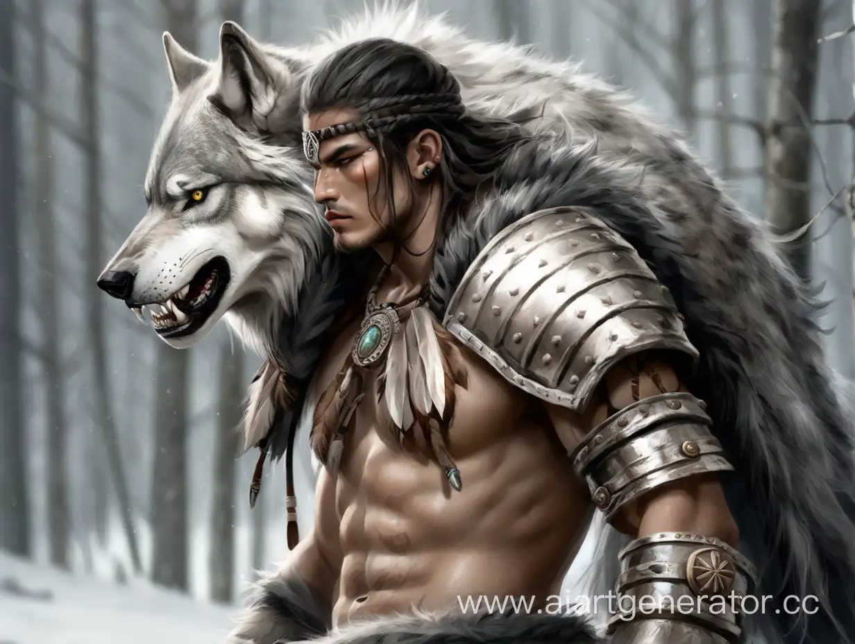 Ancient-Warrior-in-Wolf-Skin-Garb