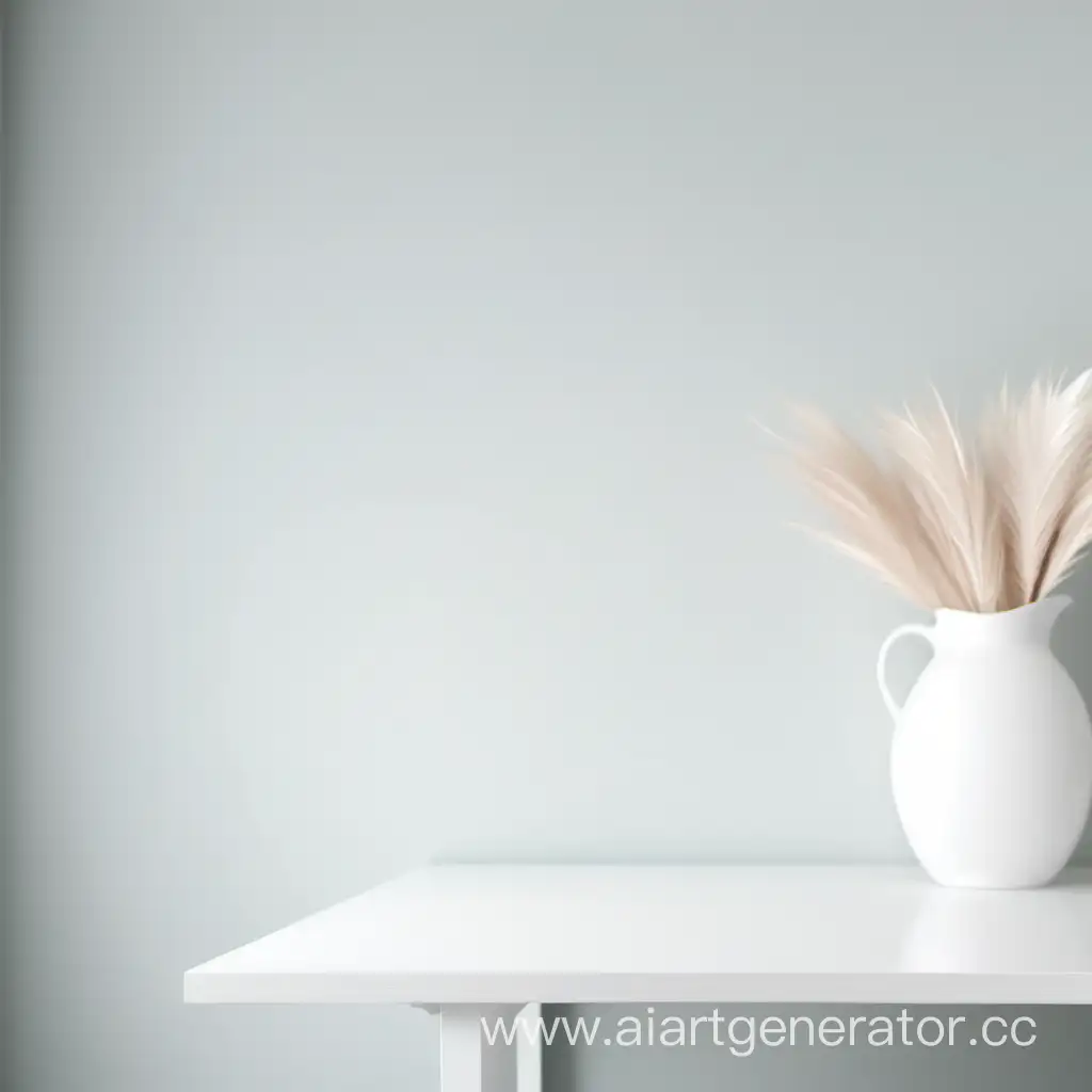 Bright-Room-with-White-Table-in-Foreground