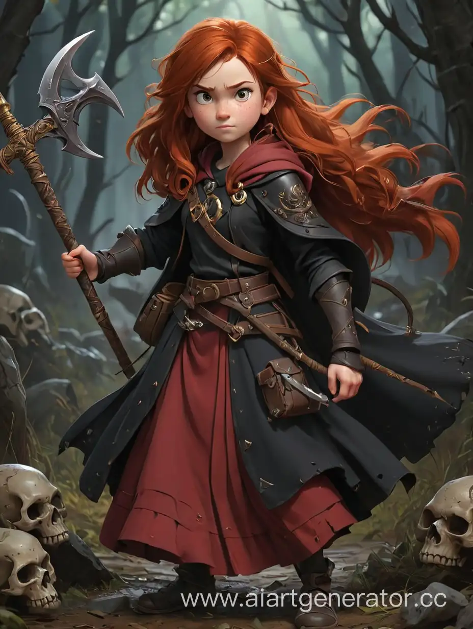 RedHaired-Necromancer-Girl-with-Battle-Scythe-and-Skulls-Backpack