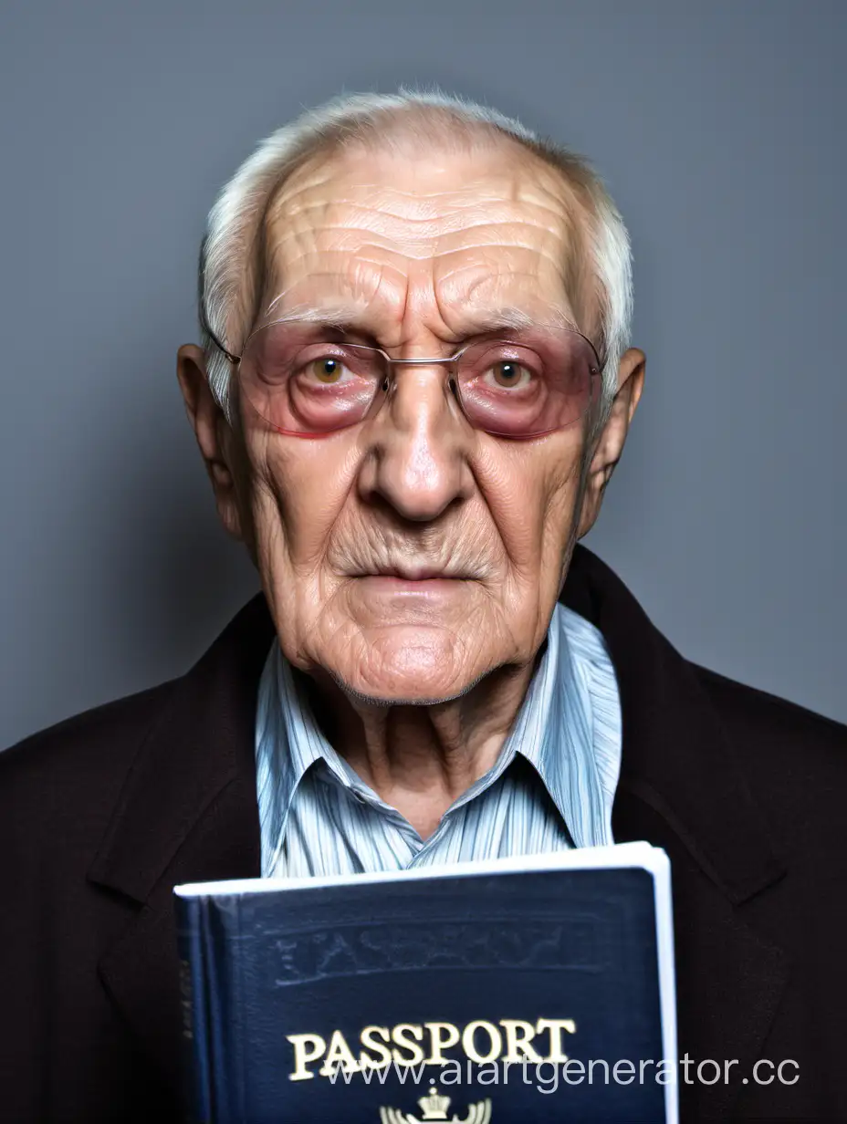 Русский Мужчина 76 лет российский режиссёр (фото паспорта)