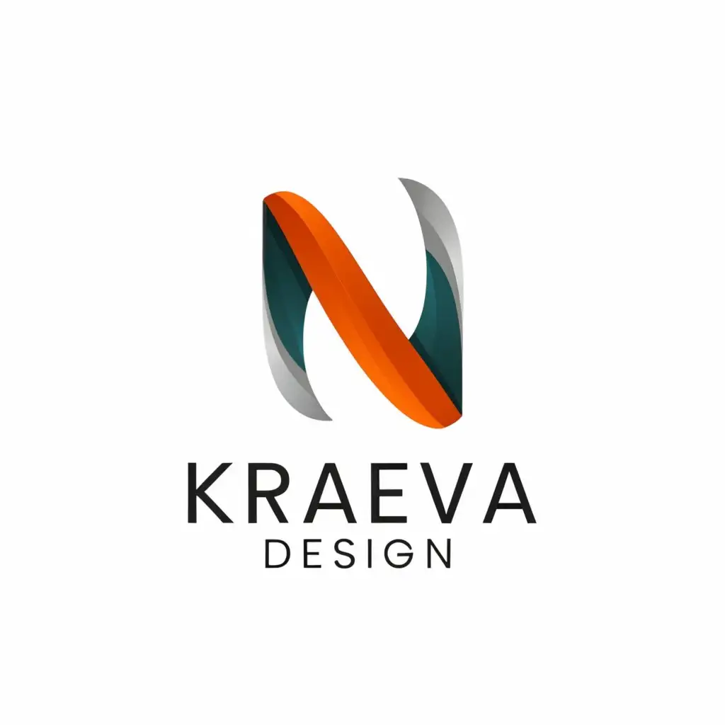 a logo design,with the text "Kraeva Design.", main symbol:Kraeva Design.,Moderate,clear background