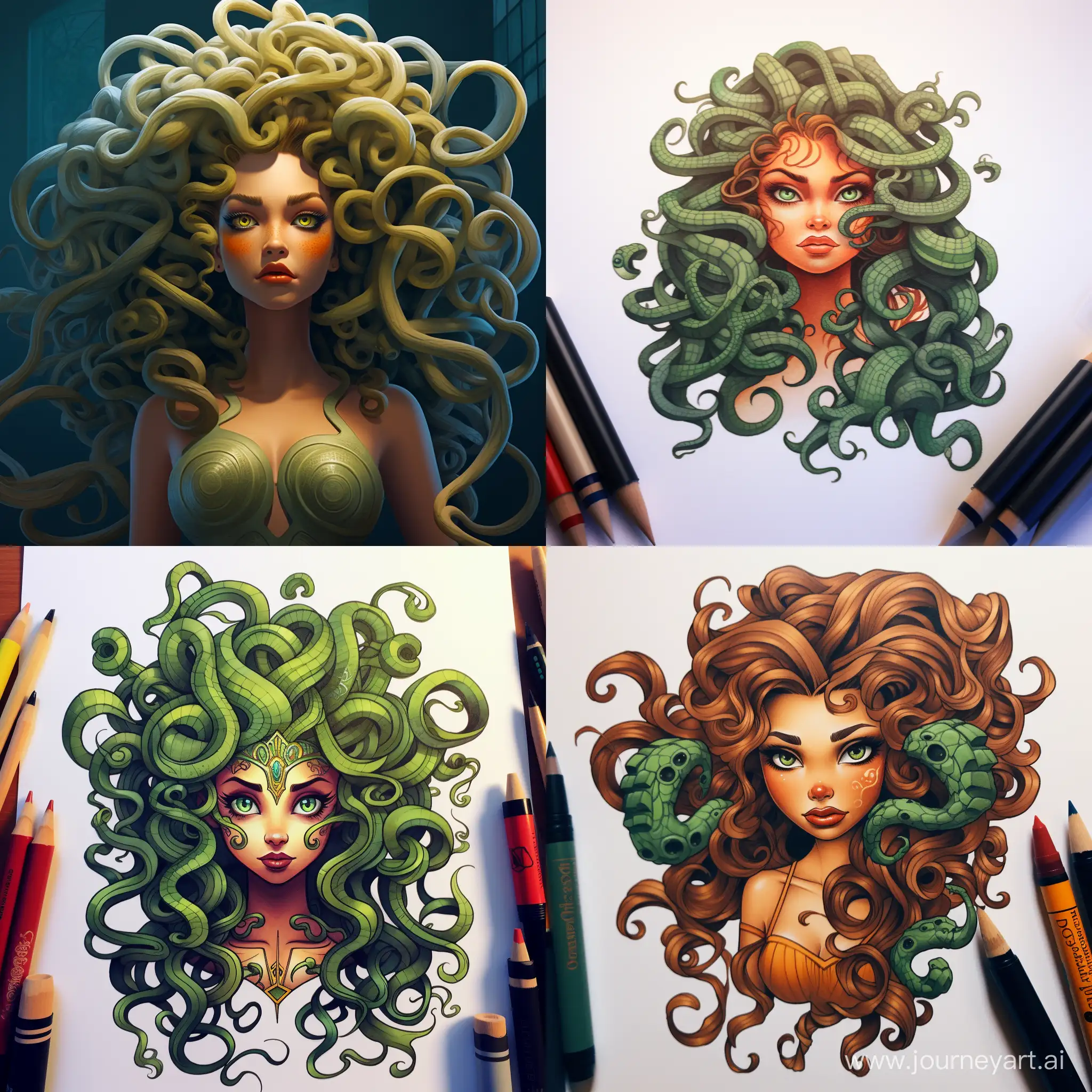 A Disney Styled Medusa