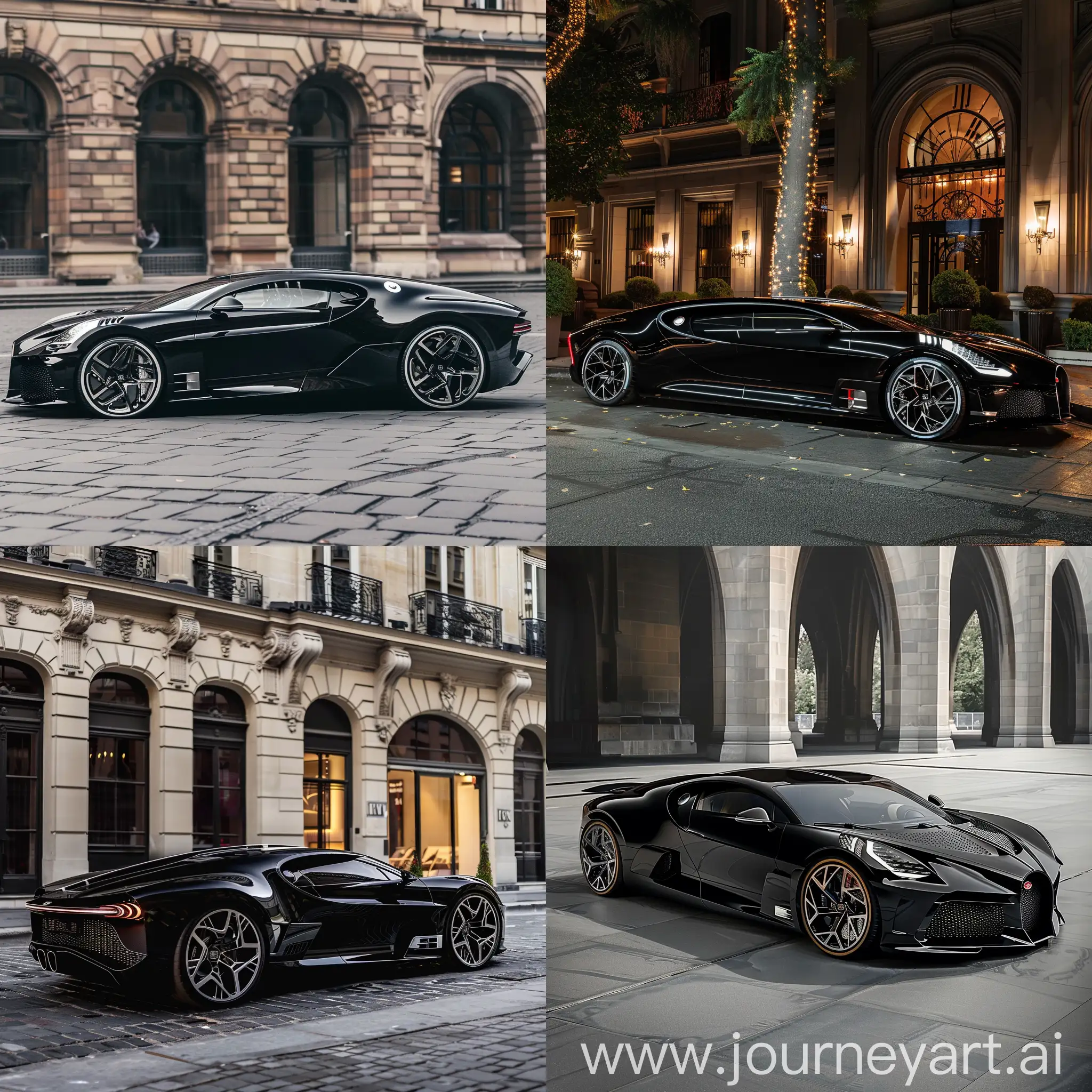 Luxurious-Bugatti-La-Voiture-Noire-Limousine-Exterior