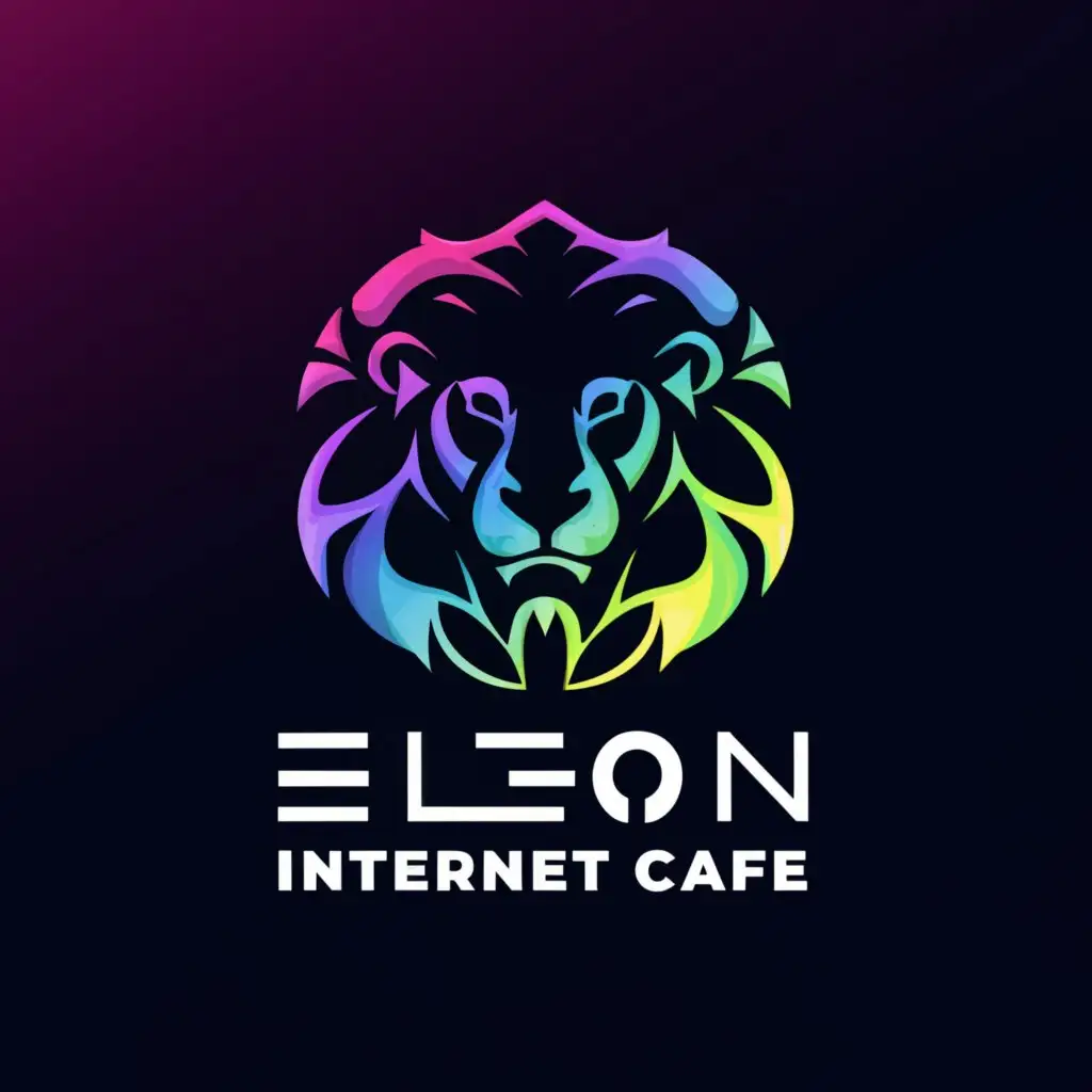 a logo design,with the text ELeon Internet Cafe, main symbol:Anime,Moderate, be used in Technology industry,clear background