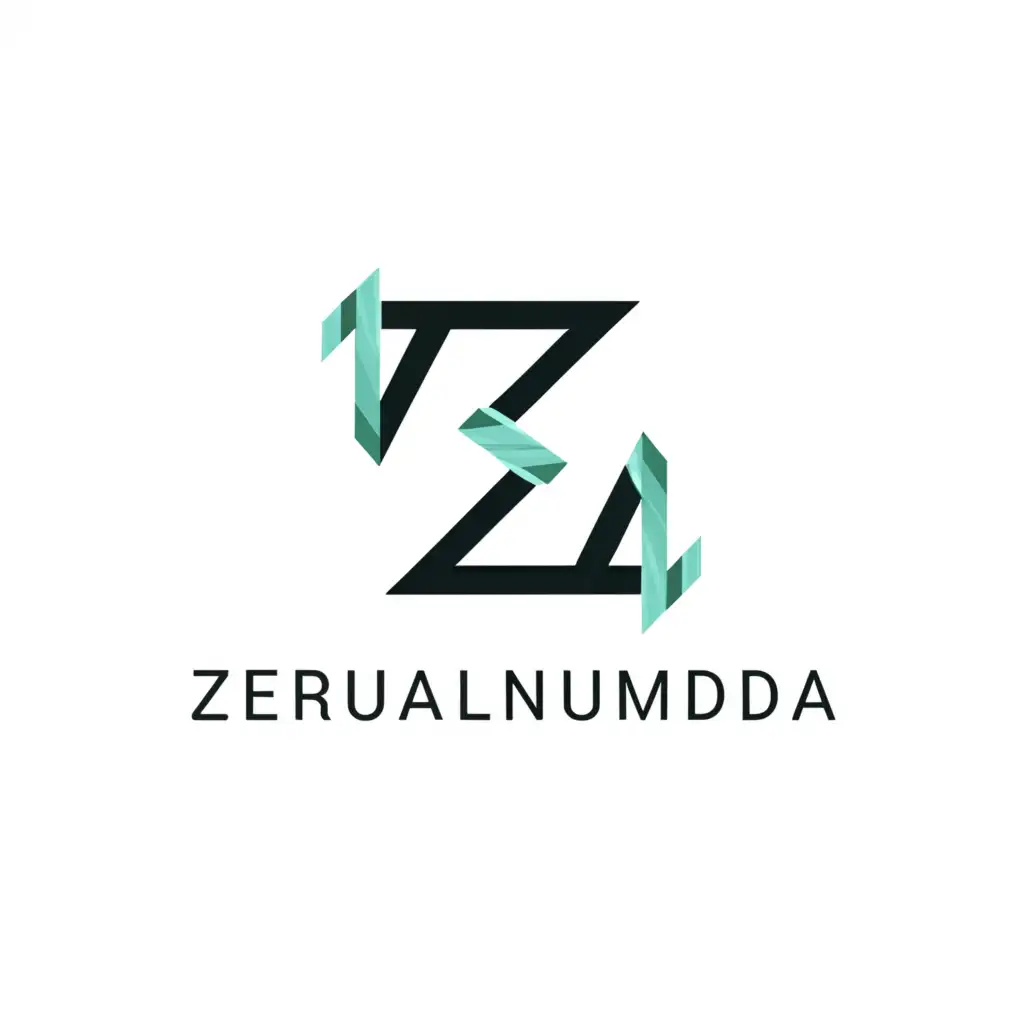 a logo design,with the text "zeroual noumidia", main symbol:ZN,Minimalistic,be used in Medical Dental industry,clear background