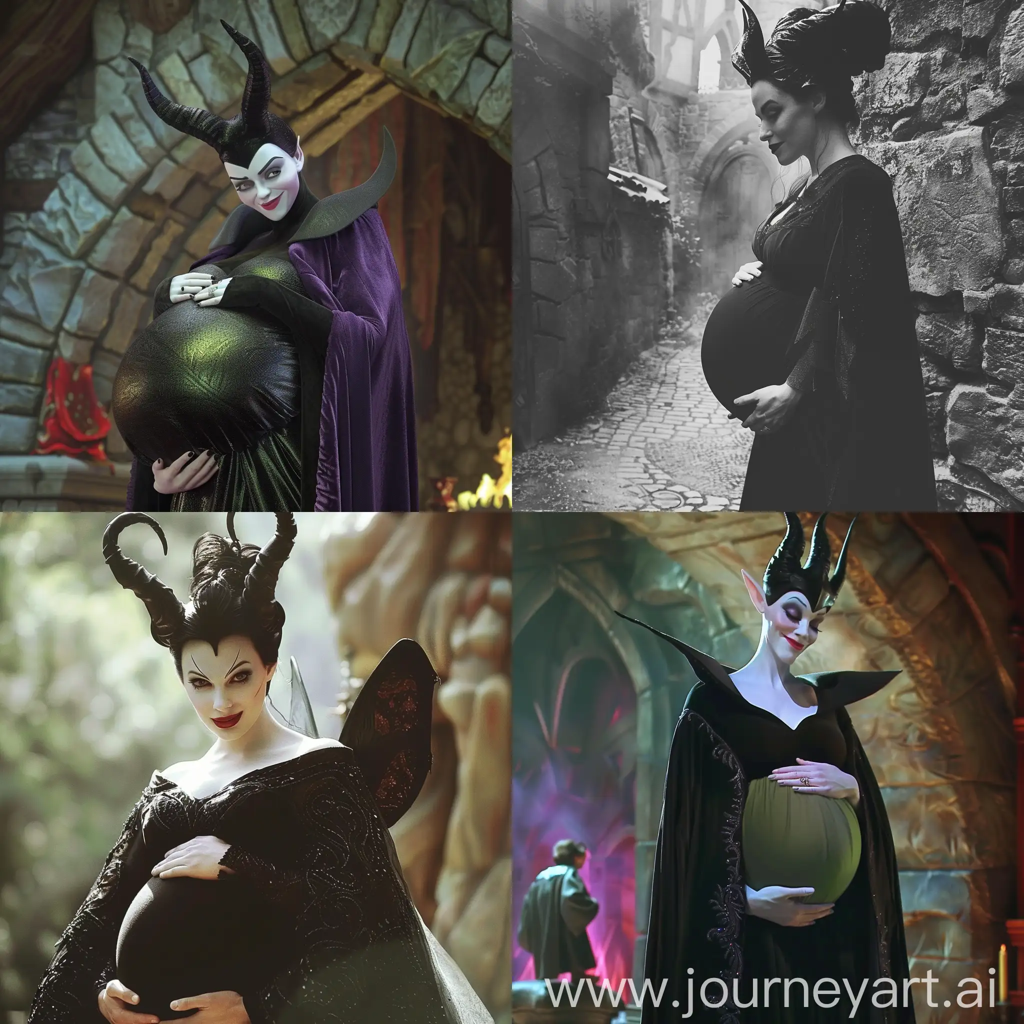 Pregnant-Maleficent-Expecting-Twins