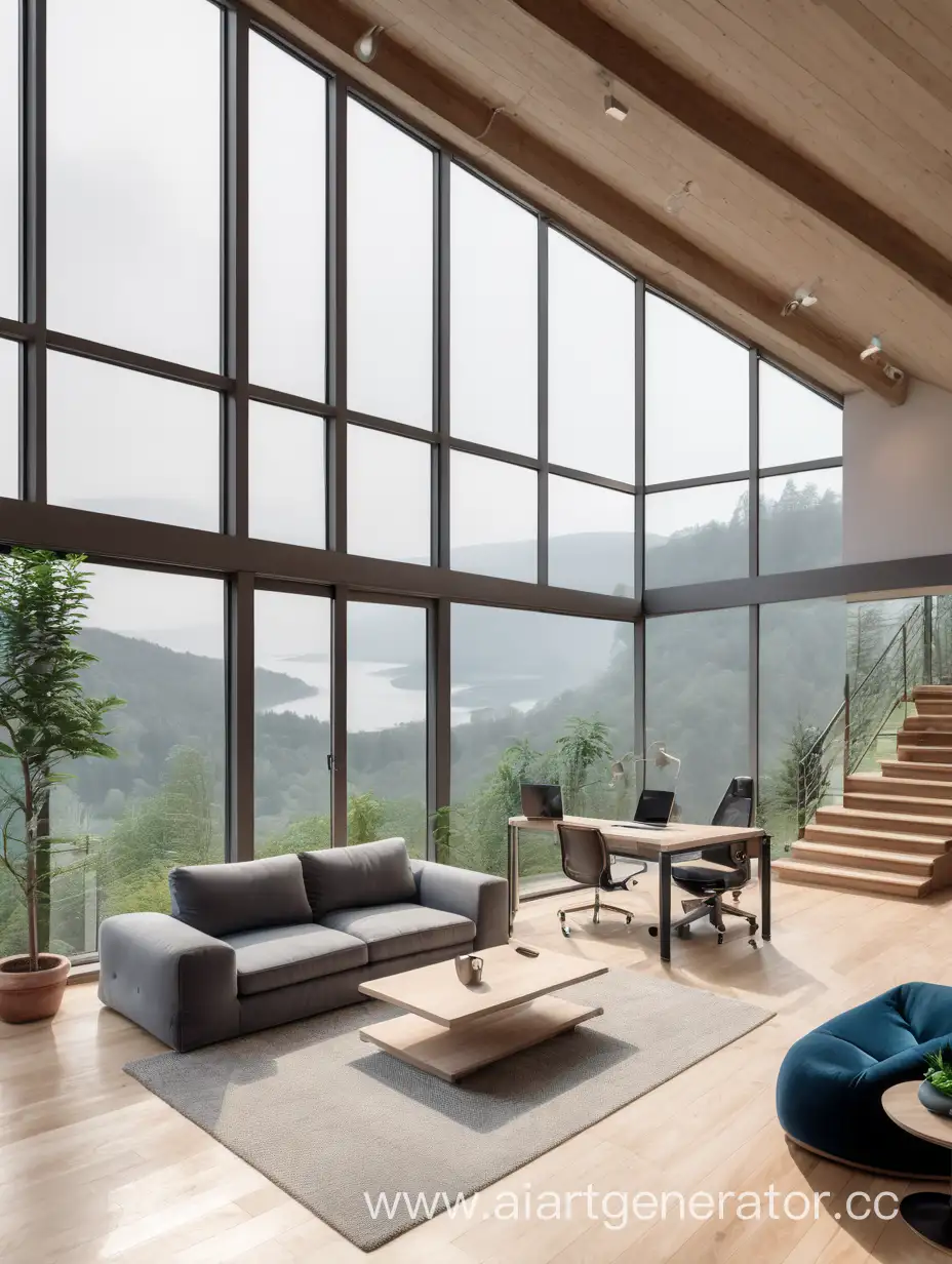 Modern-Studio-House-with-Panoramic-Views-and-Cozy-Interior