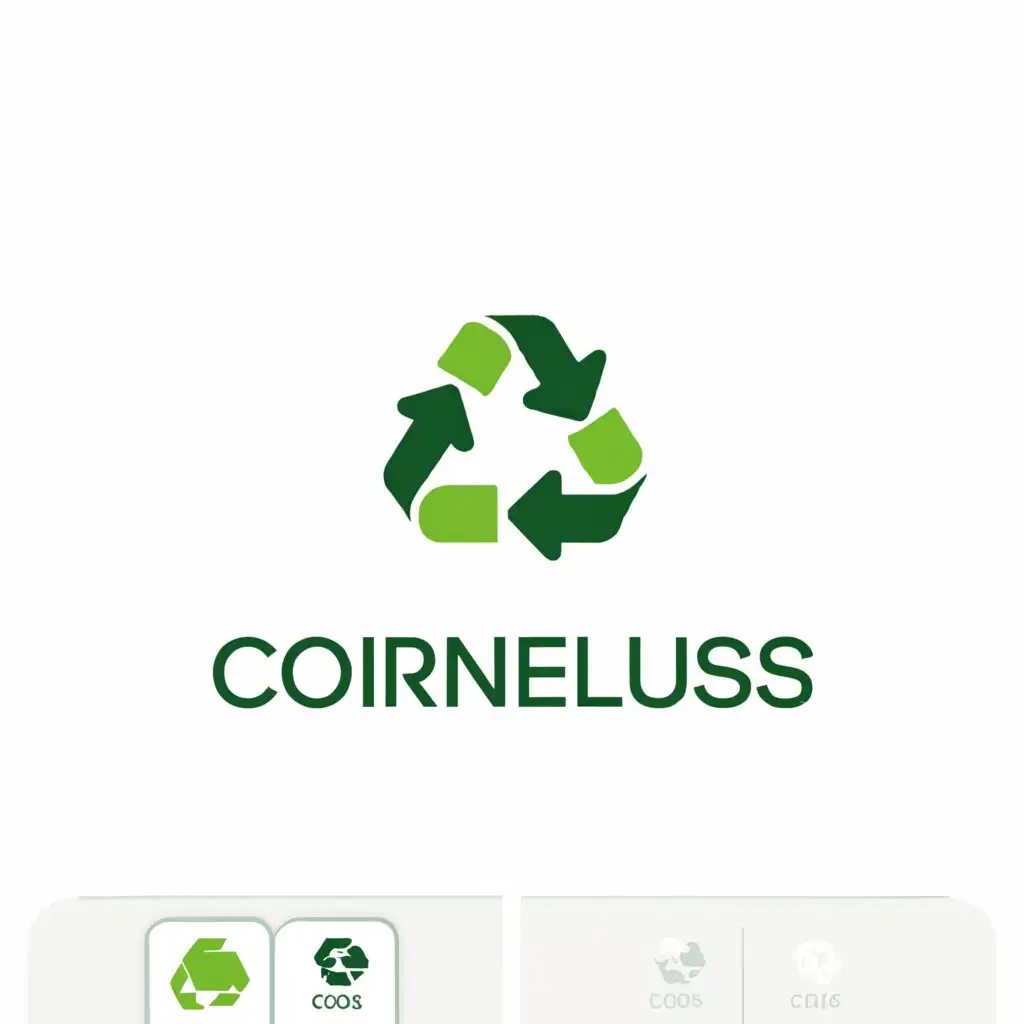 a logo design,with the text "Recycle Cornelius", main symbol:recycle,Moderate,clear background