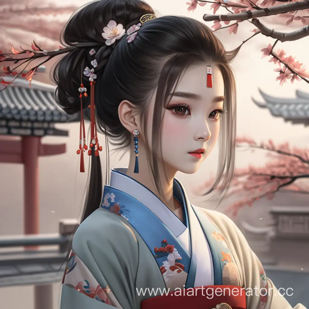 Traditional-Chinese-Hanfu-Dress-Beauty-Portrait