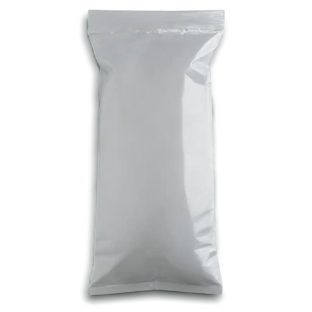 HighQuality PNG Image of a White Long Rectangular Bag for Packaging Frozen  Fish