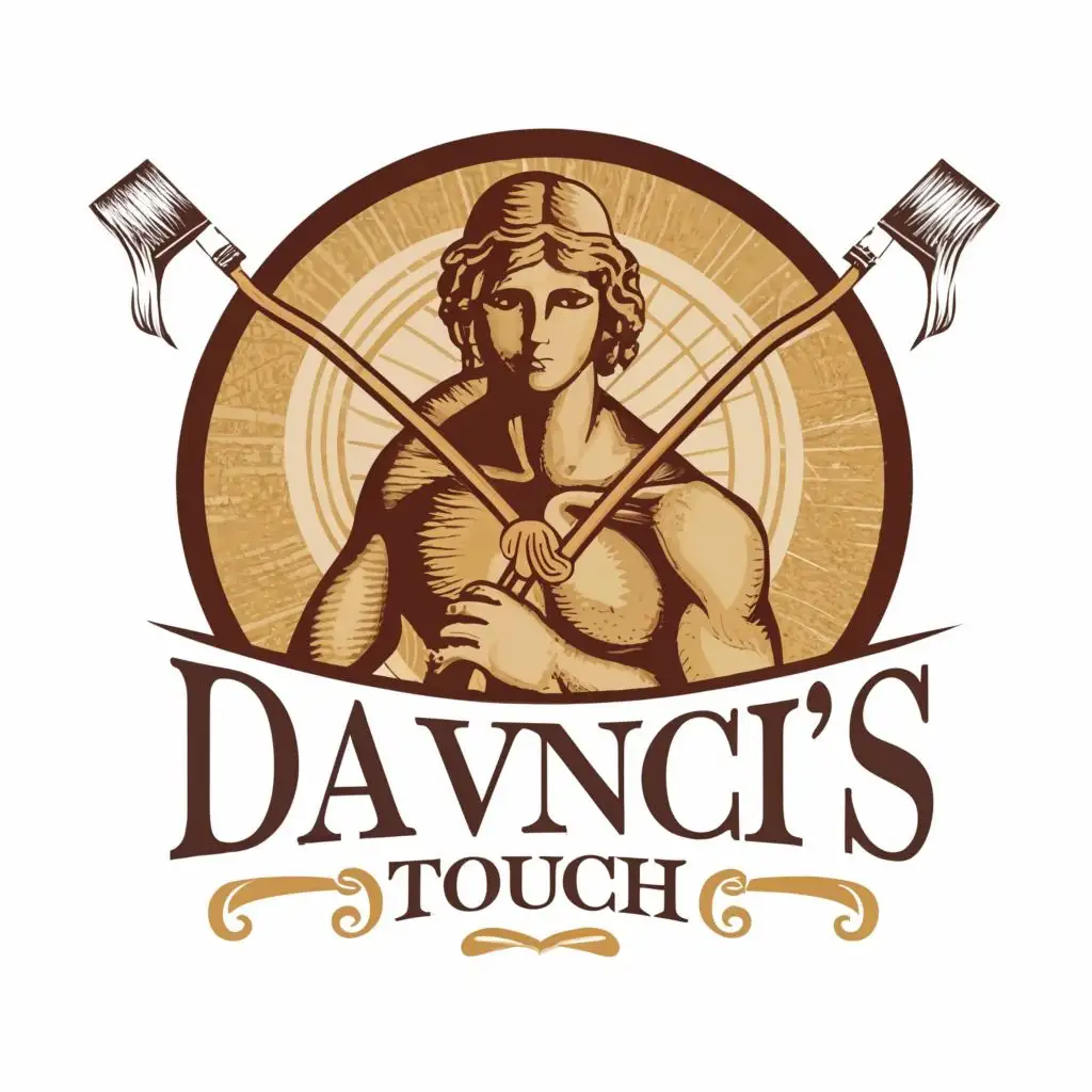 LOGO-Design-For-DaVincis-Touch-RenaissanceInspired-Symbolism-for-the-Construction-Industry