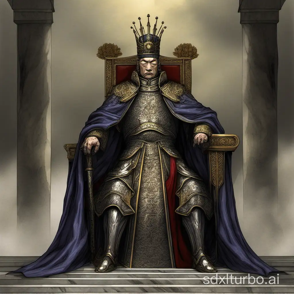Defiant-Emperor-Standing-Alone-in-the-Throne-Room