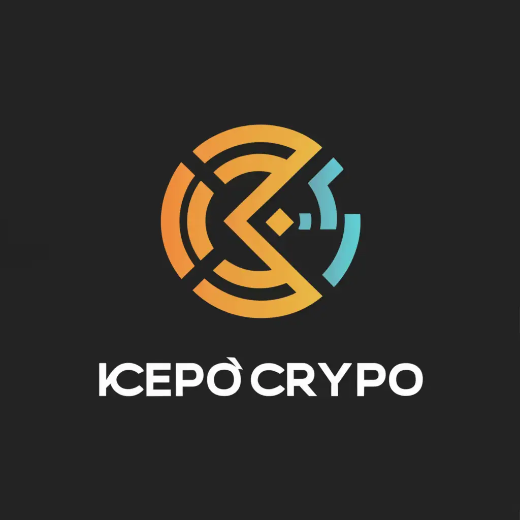 a logo design,with the text "Kepo Crypto", main symbol:crypto, coin, C, K,Minimalistic,clear background
