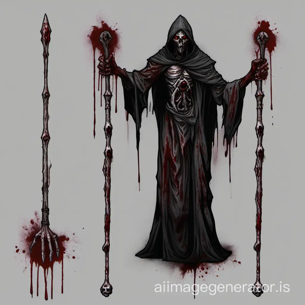 Dark-Necromancer-Summoning-Evil-Forces-with-Bloody-Hands-and-Mystic-Staff