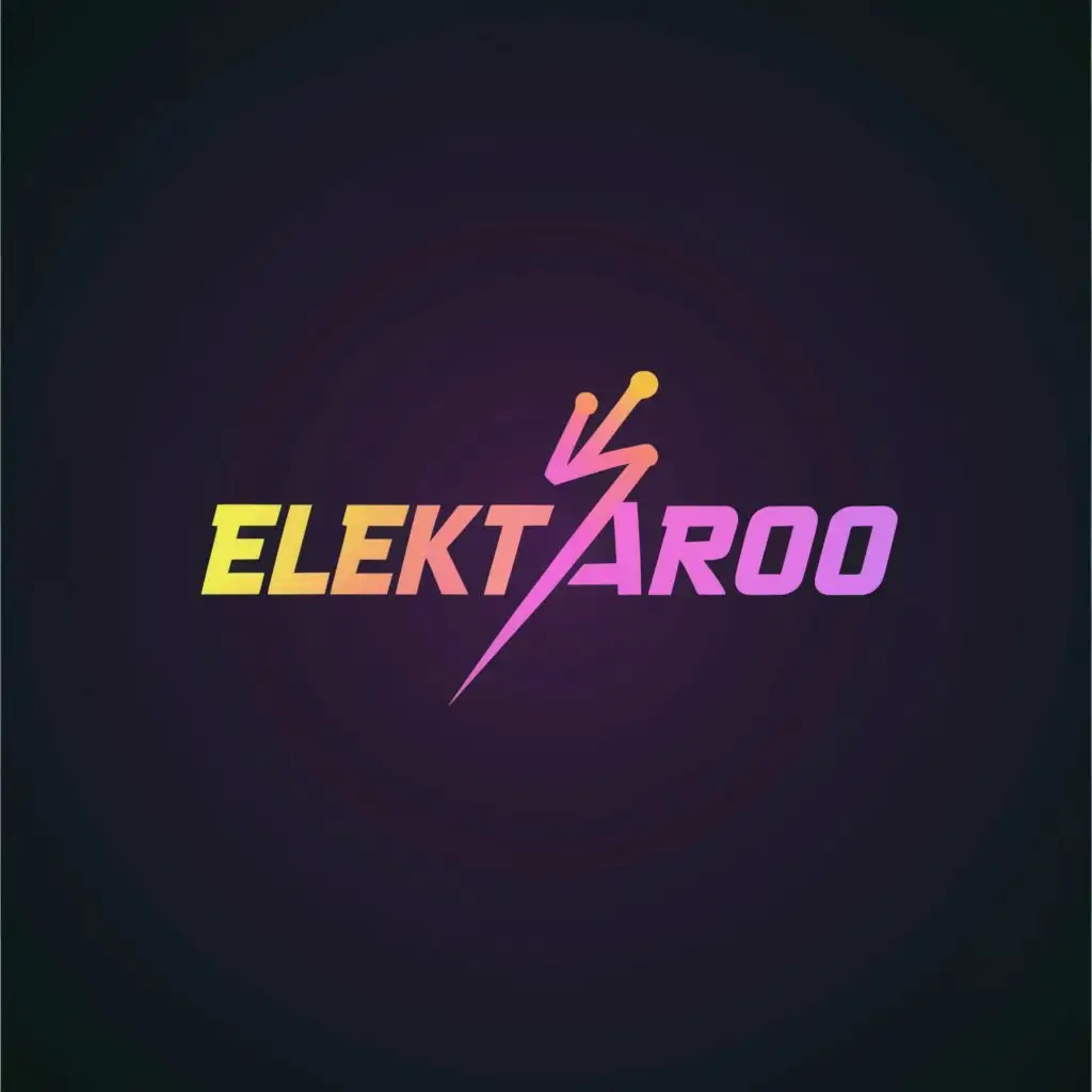 a logo design,with the text "ELEKTAROO", main symbol:SPARK or ELECTRICTY,Moderate,clear background