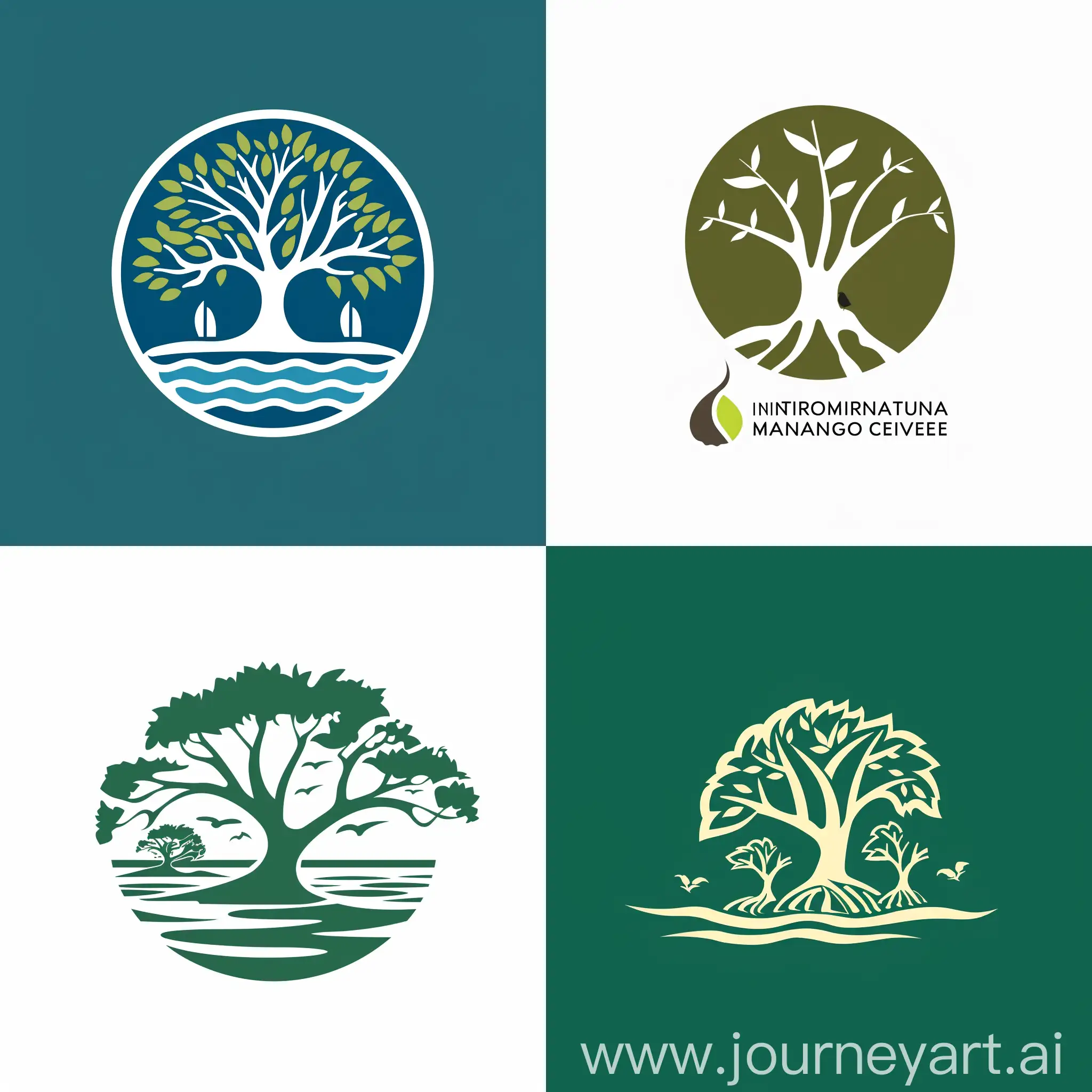 International-Mangrove-Centre-Logo-Vibrant-Emblem-of-Ecological-Preservation