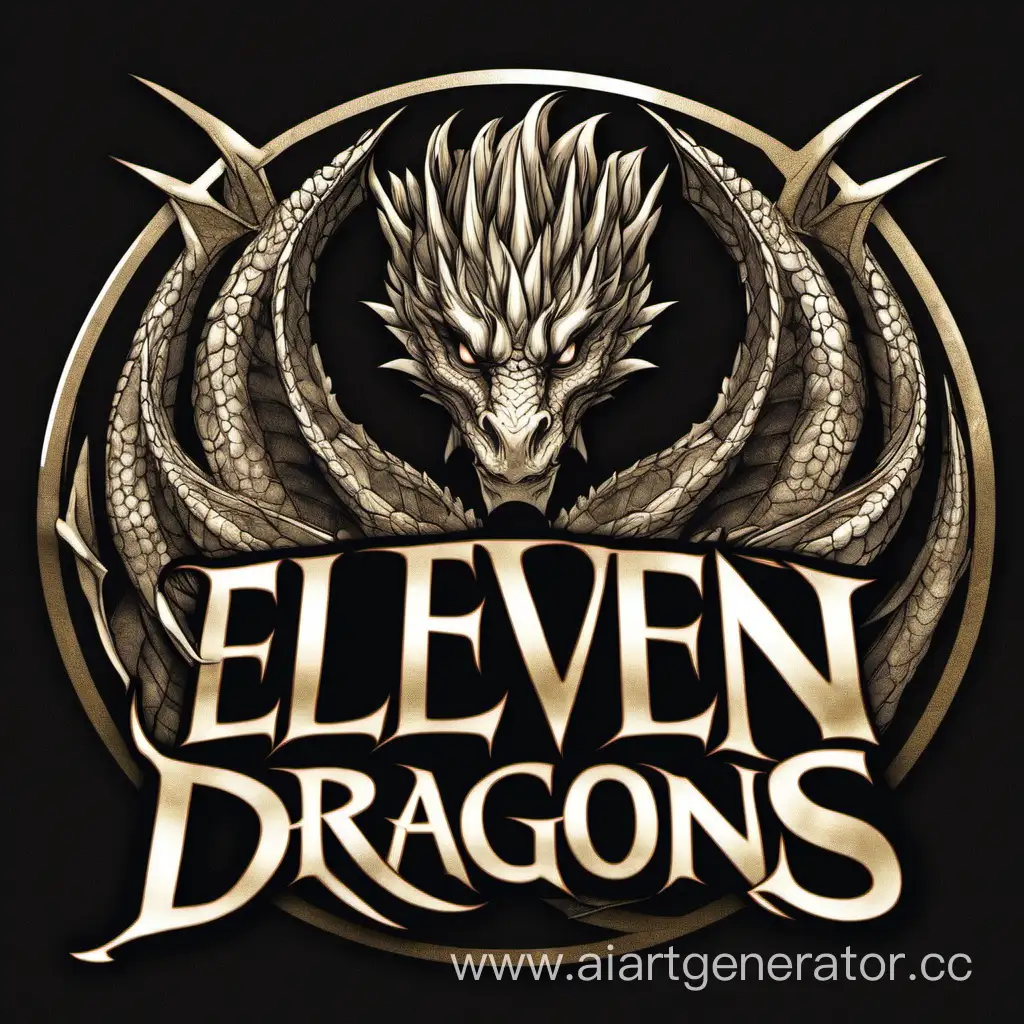 Majestic-Eleven-Dragons-Logo-Design-for-a-Powerful-Impression