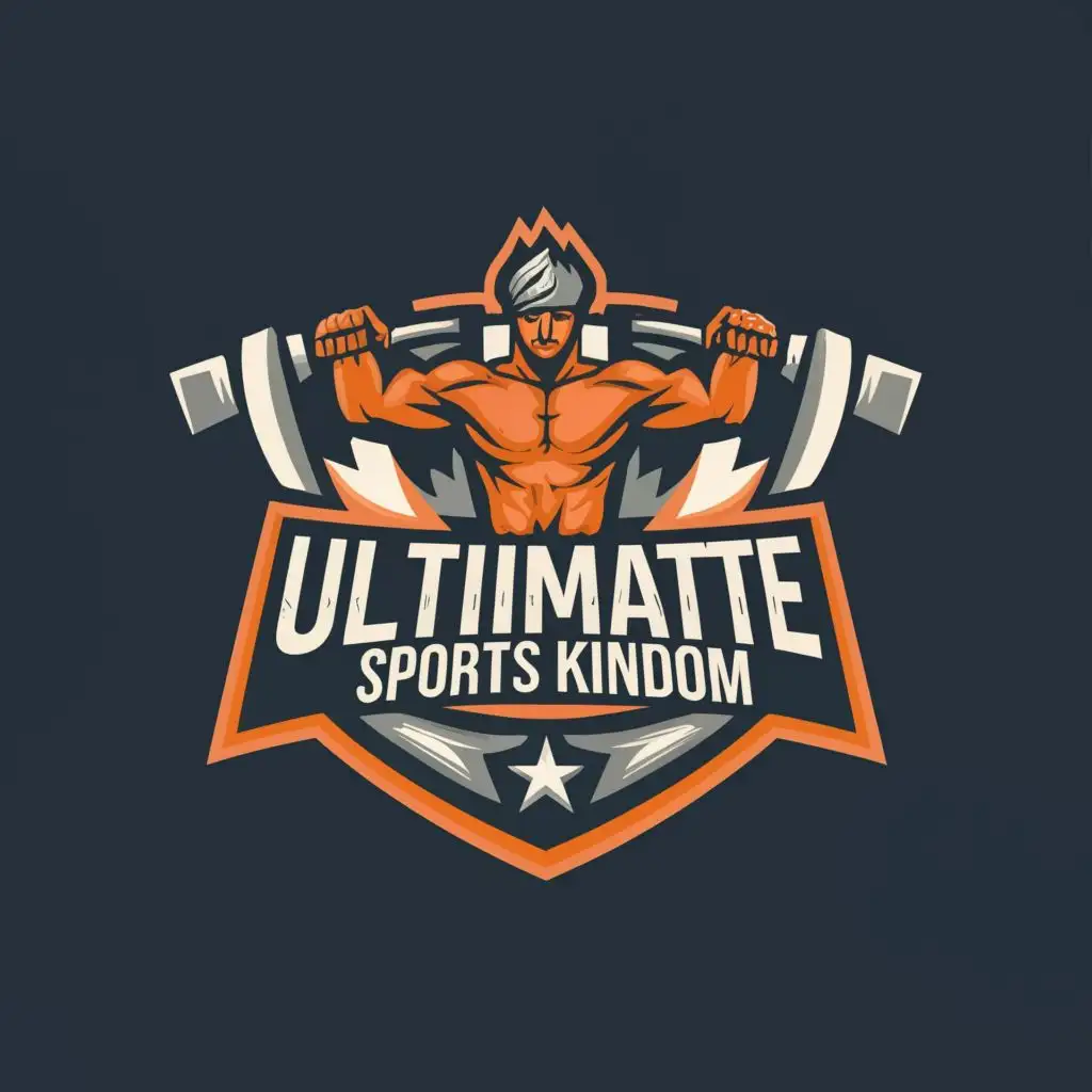 LOGO Design For Ultimate Sports Kingdom Dynamic Typography for the ...