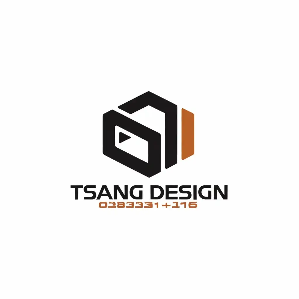 a logo design,with the text "TSang design", main symbol:0838351216,Minimalistic,be used in Construction industry,clear background