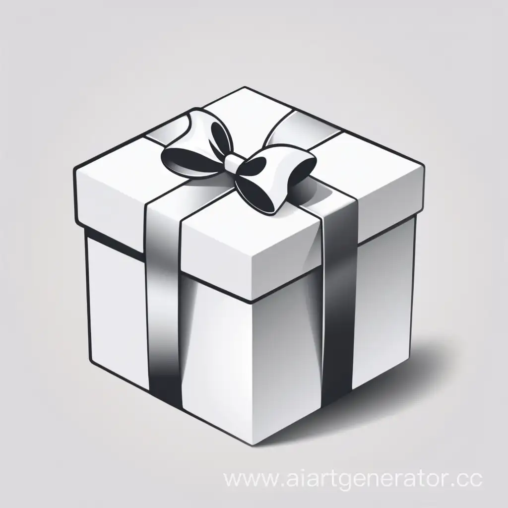 Elegant-White-Gift-Box-with-Ribbon-Minimalistic-Logo-Design