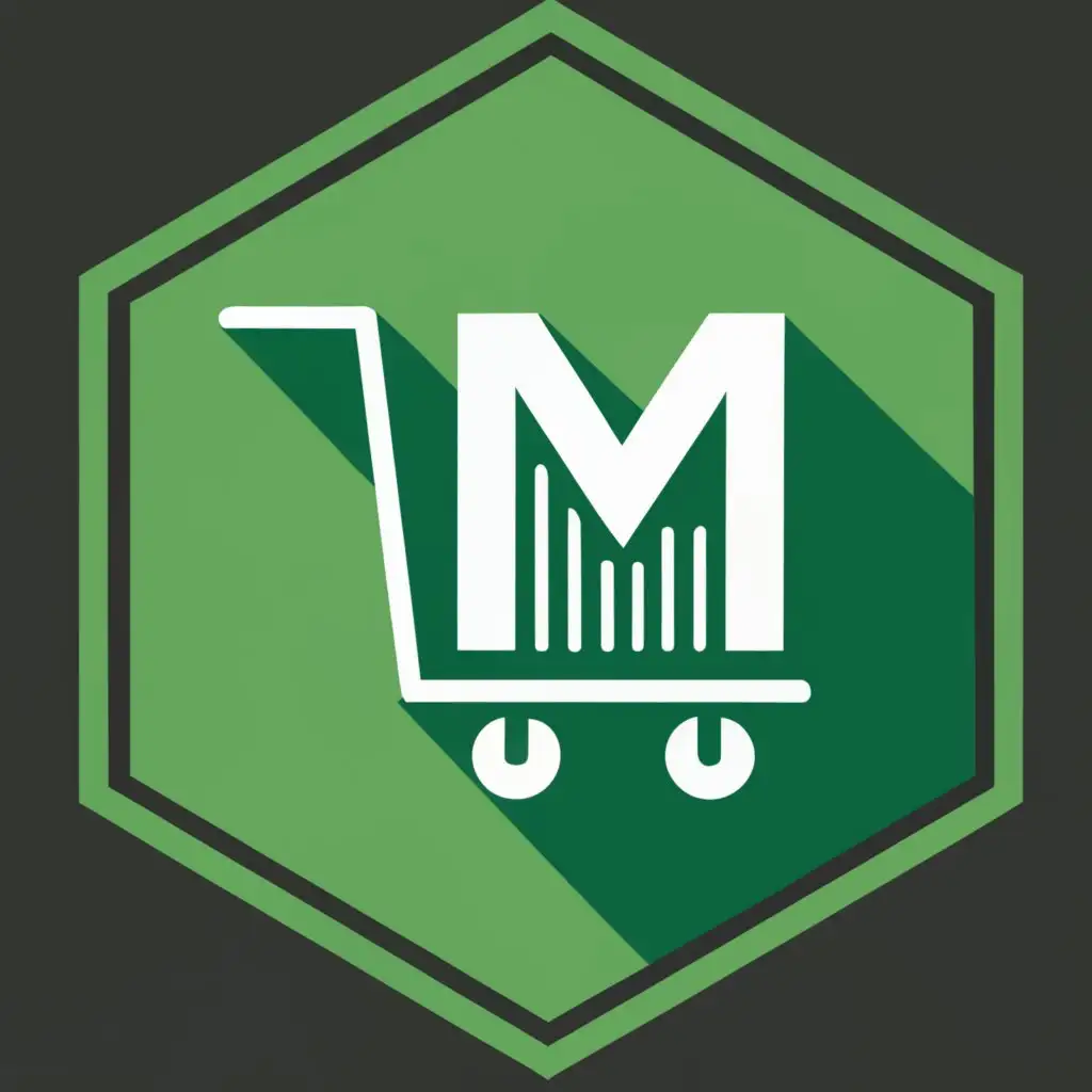 logo, square, M, cart, s, with the text "marketsquare", typography