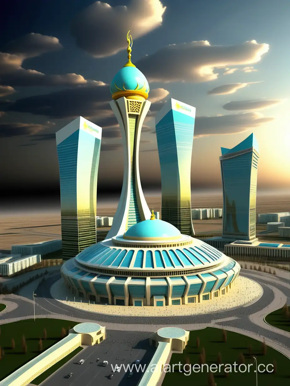 Как бы выглядела Астана, если бы  не было коррупции. Все деньги шли  народу. Люди стали бы добрее и толерантнее. Ислам главная религия Казахстана. Астана стала самой красивой столицей в мире