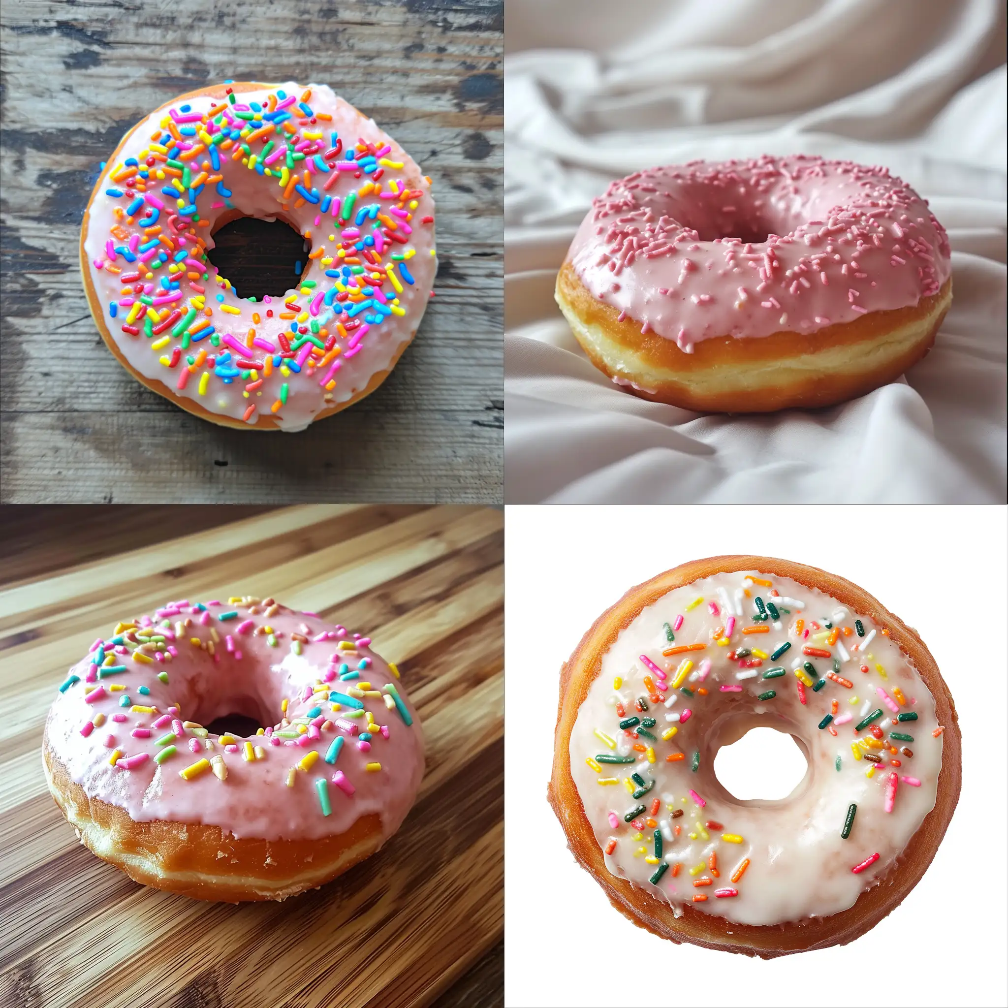 Colorful-Donut-Art-with-Unique-Design-Vibrant-Circular-Delight