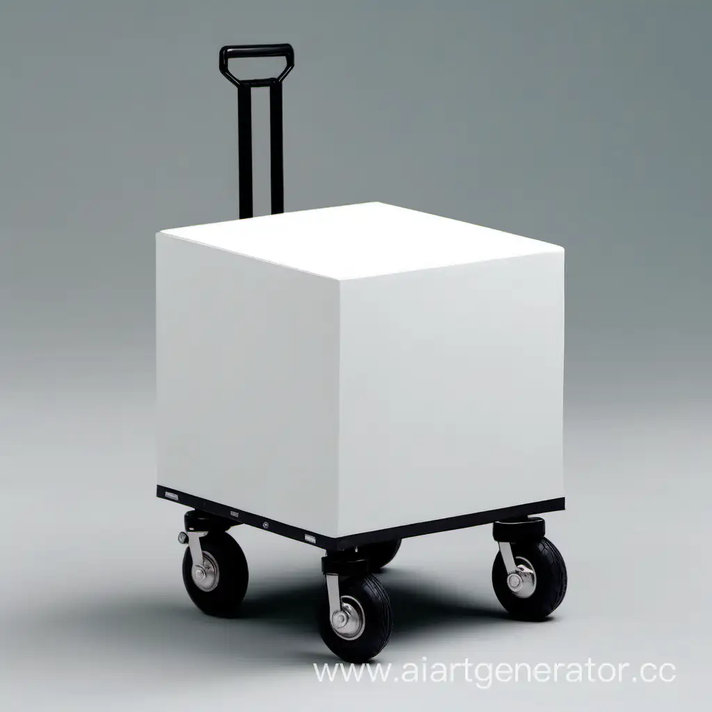 Mobile-White-Square-Modern-and-Minimalistic-Transportation-Concept