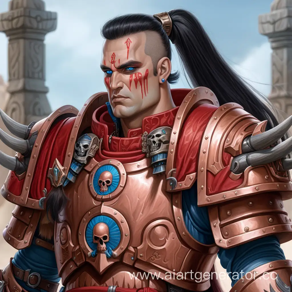 Barbarian-Primarch-in-Copper-Armor-Portrait-for-Warhammer-40000-Fans