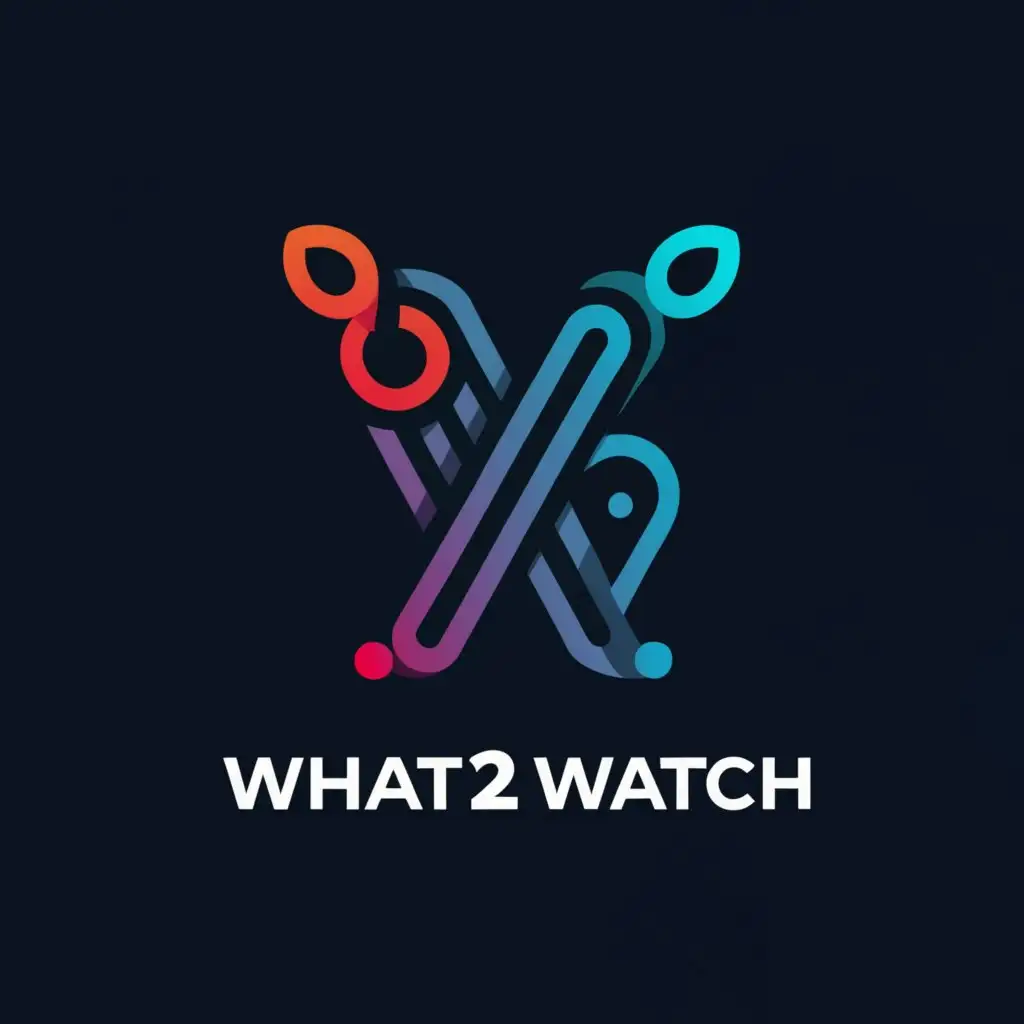 a logo design,with the text "WHAT2WATCH", main symbol:W,Moderate,be used in Entertainment industry,clear background
