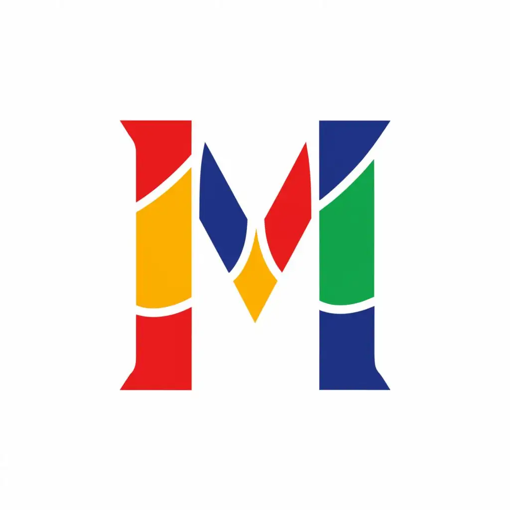 LOGO-Design-For-MelnikovVG-Tricolor-FlagInspired-M-with-Russian-Typography