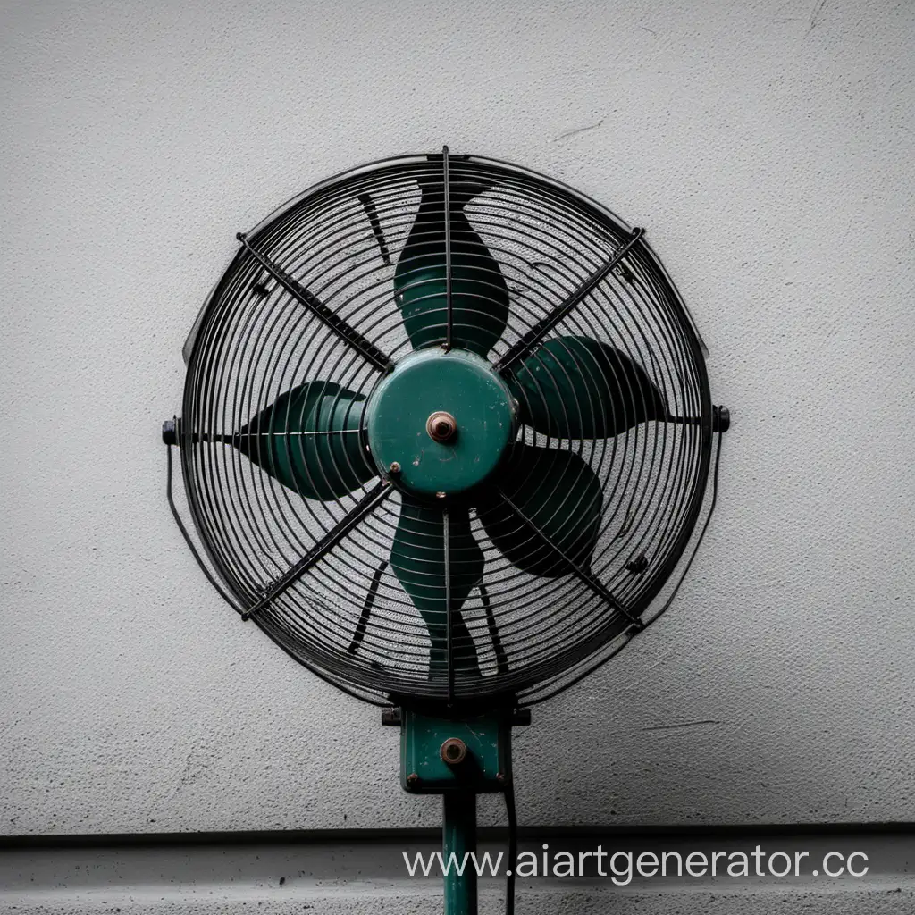 Vintage-Electric-Fan-in-Historic-Oslo-Setting