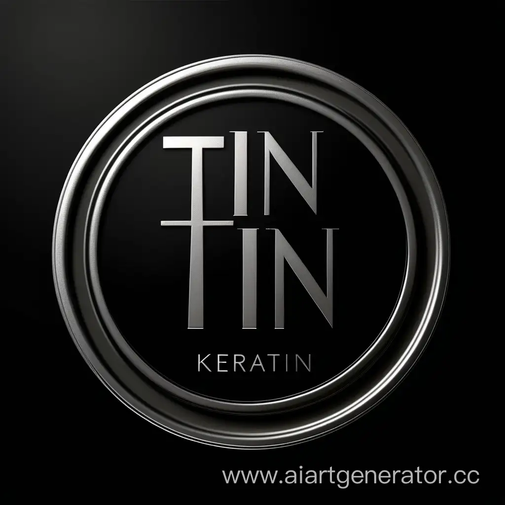 Chic-4K-Black-Logo-Design-for-tintin-KERATIN-with-Minimalist-Aesthetics