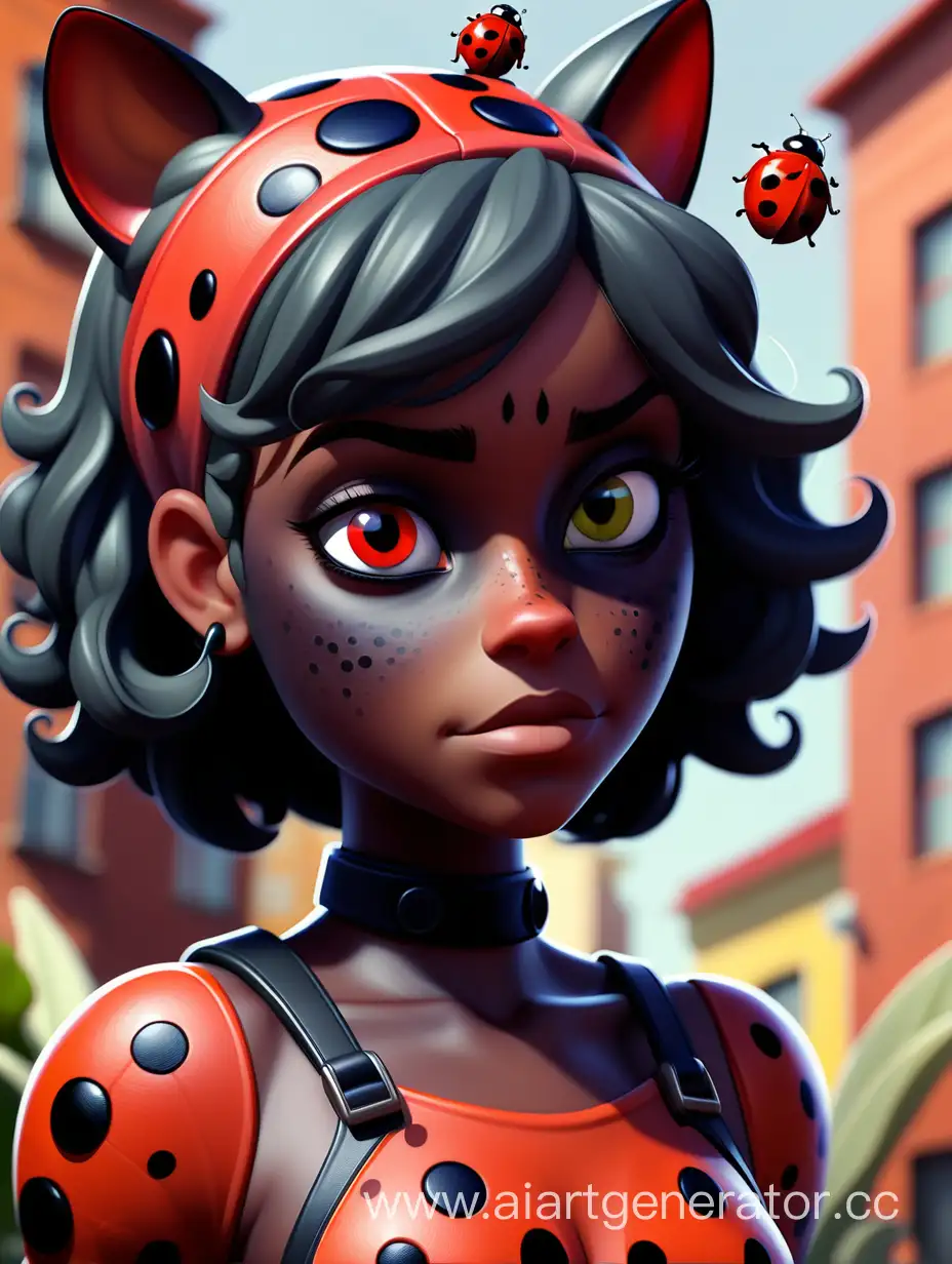 Alya-Csaire-in-Action-as-Lady-Wifi-Ladybug-and-Cat-Noir-Fan-Art
