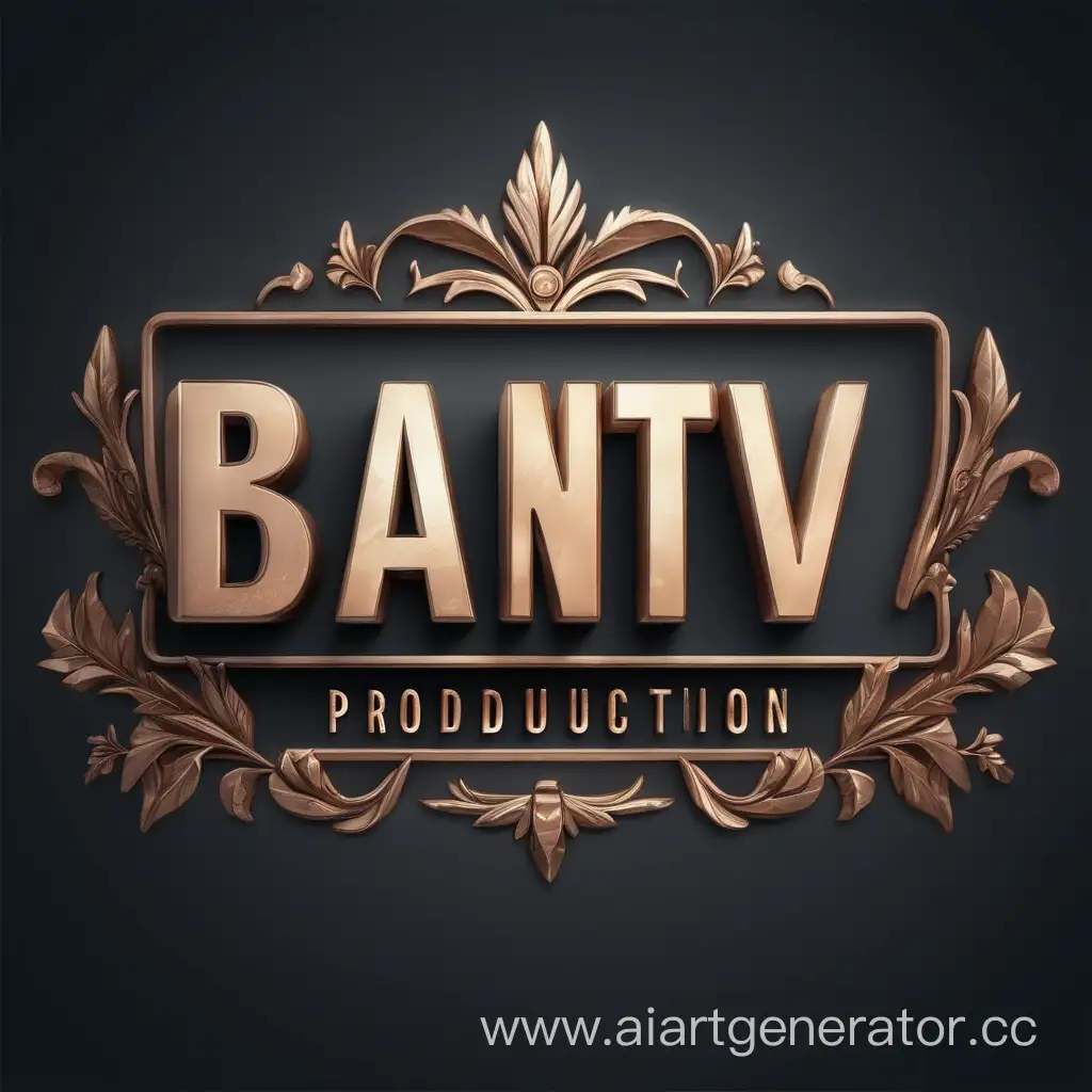 эпичный фон с надписью BanTV production