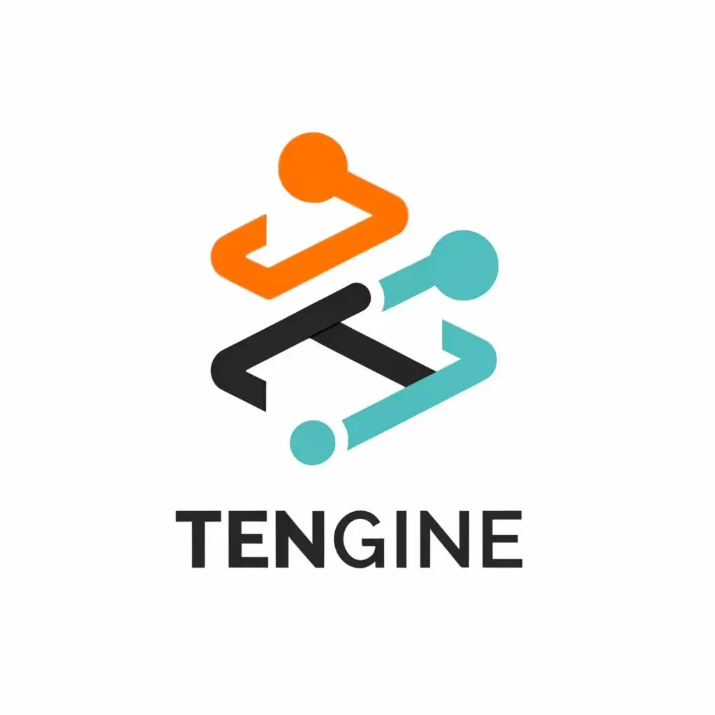 logo, Modern, Sharp, with the text "Tengine", typography, be used in Technology industry