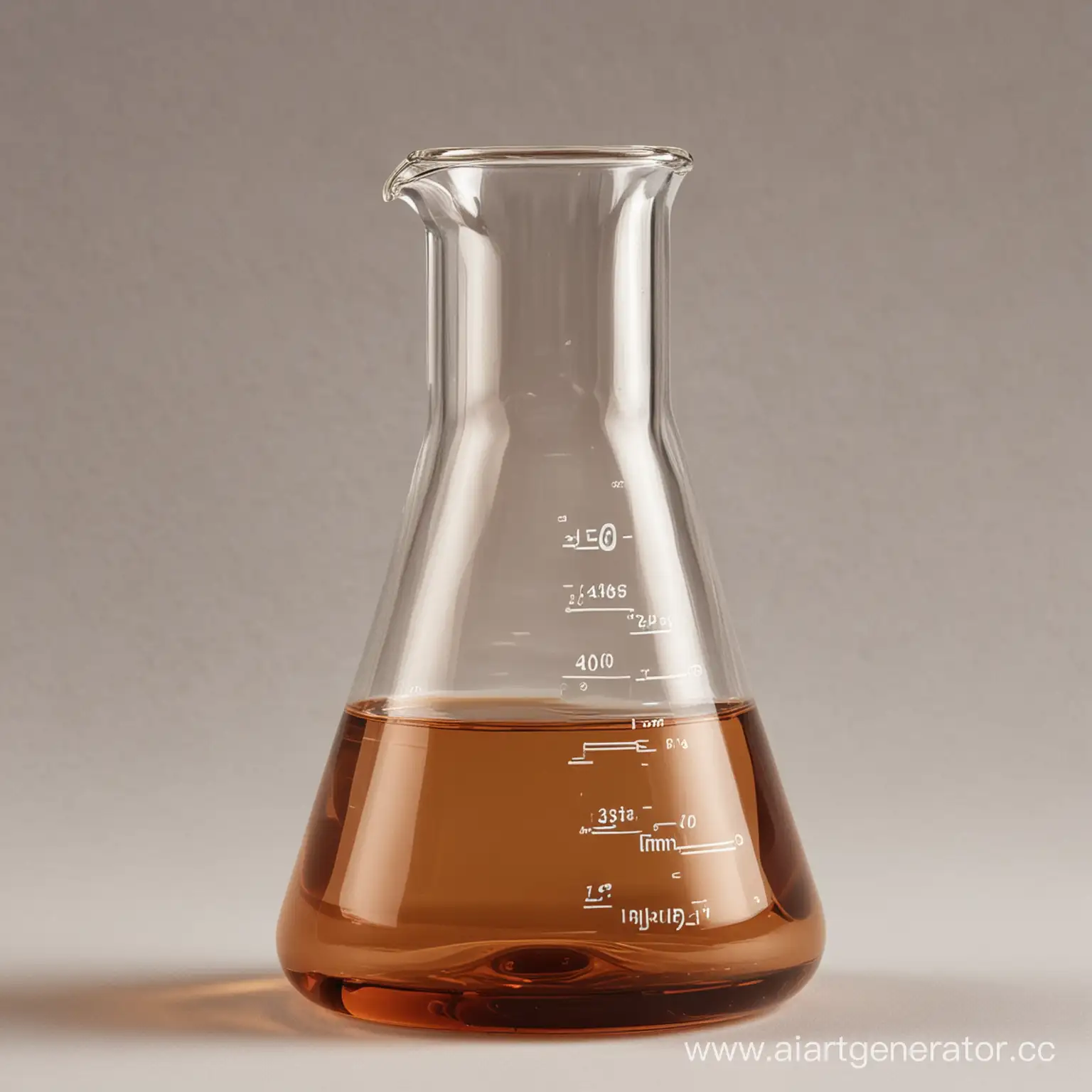 Chemistry-Experiment-Conical-Flask-with-Brown-Liquid