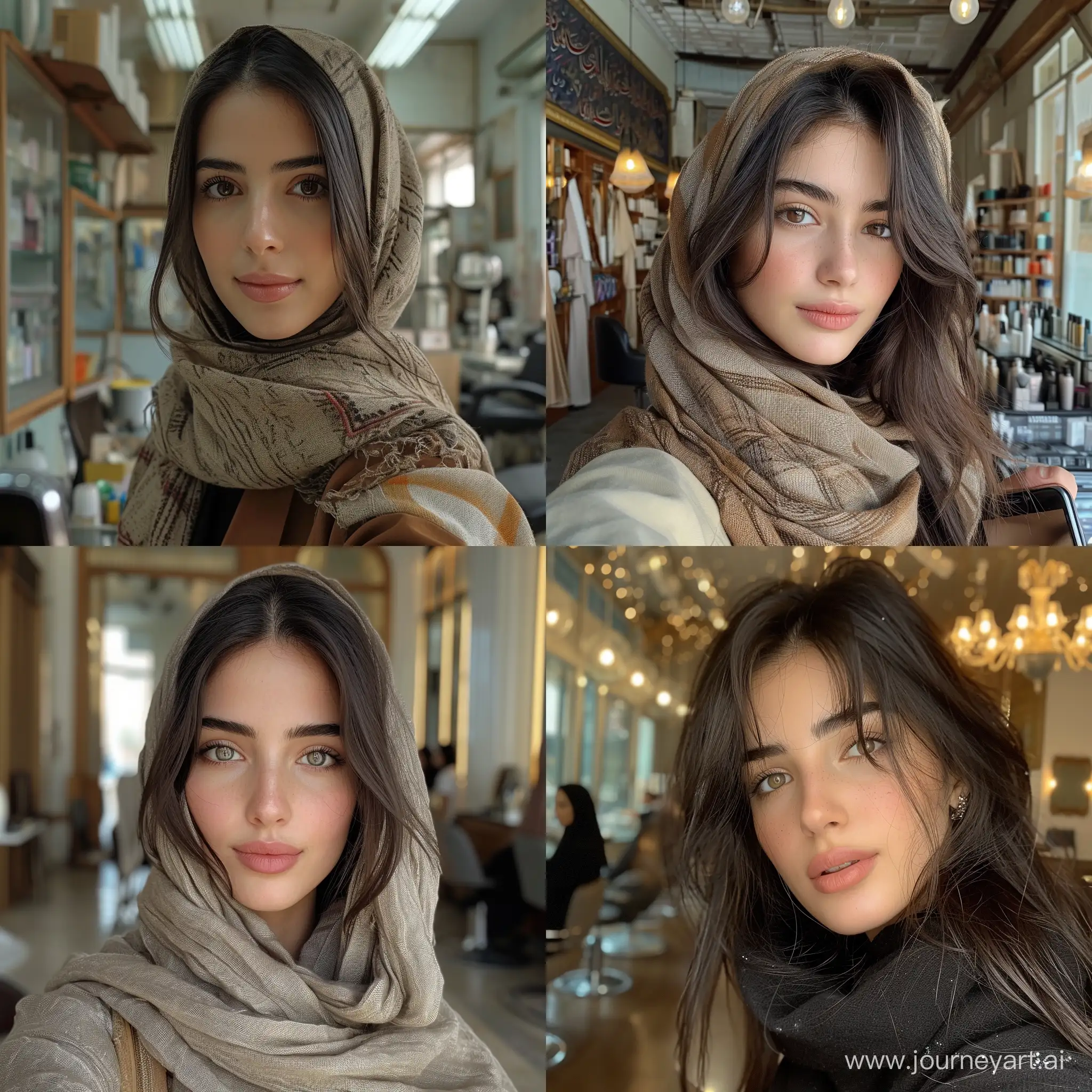 Iranian-Beauty-Elegant-Selfie-of-a-19YearOld-with-Delicate-Makeup