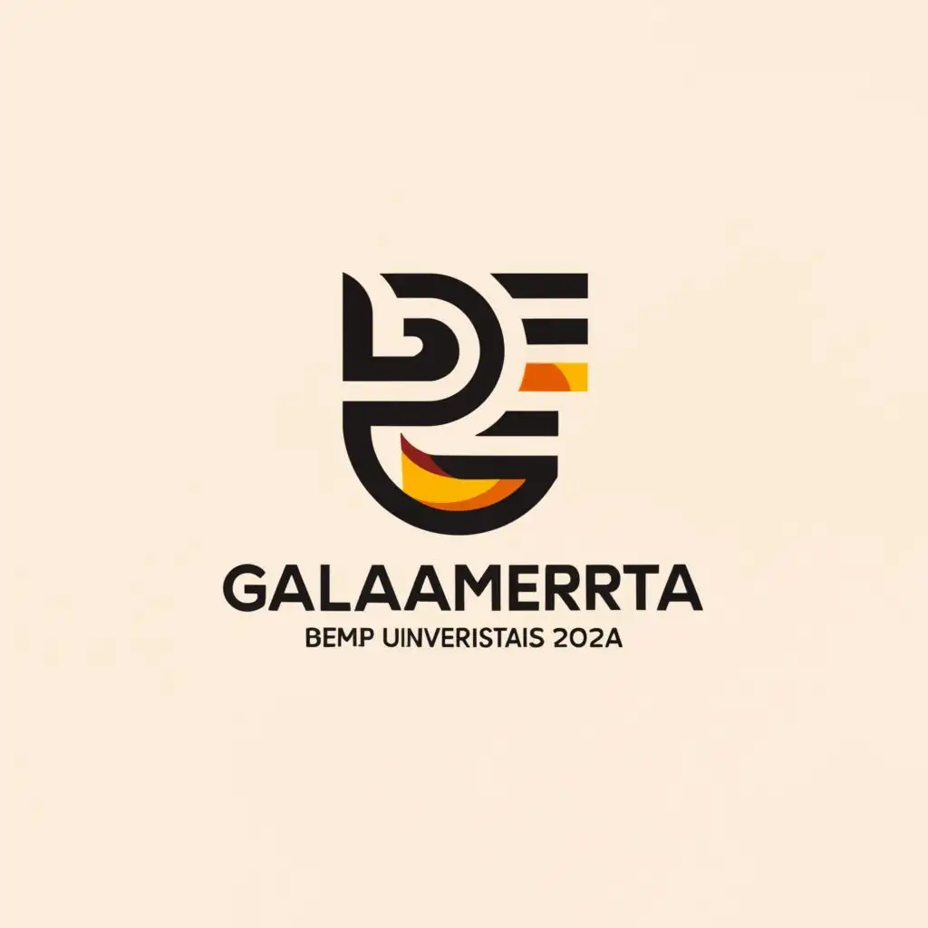a logo design,with the text "Cabinet Galamerta", main symbol:Bem Fisip Universitas Lampung 2024,Moderate,be used in Education industry,clear background