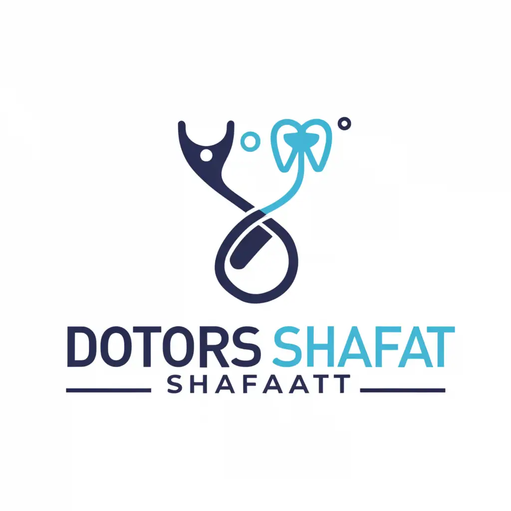 a logo design,with the text "Doctors Shafaat", main symbol:Doctors,Moderate,be used in Medical Dental industry,clear background